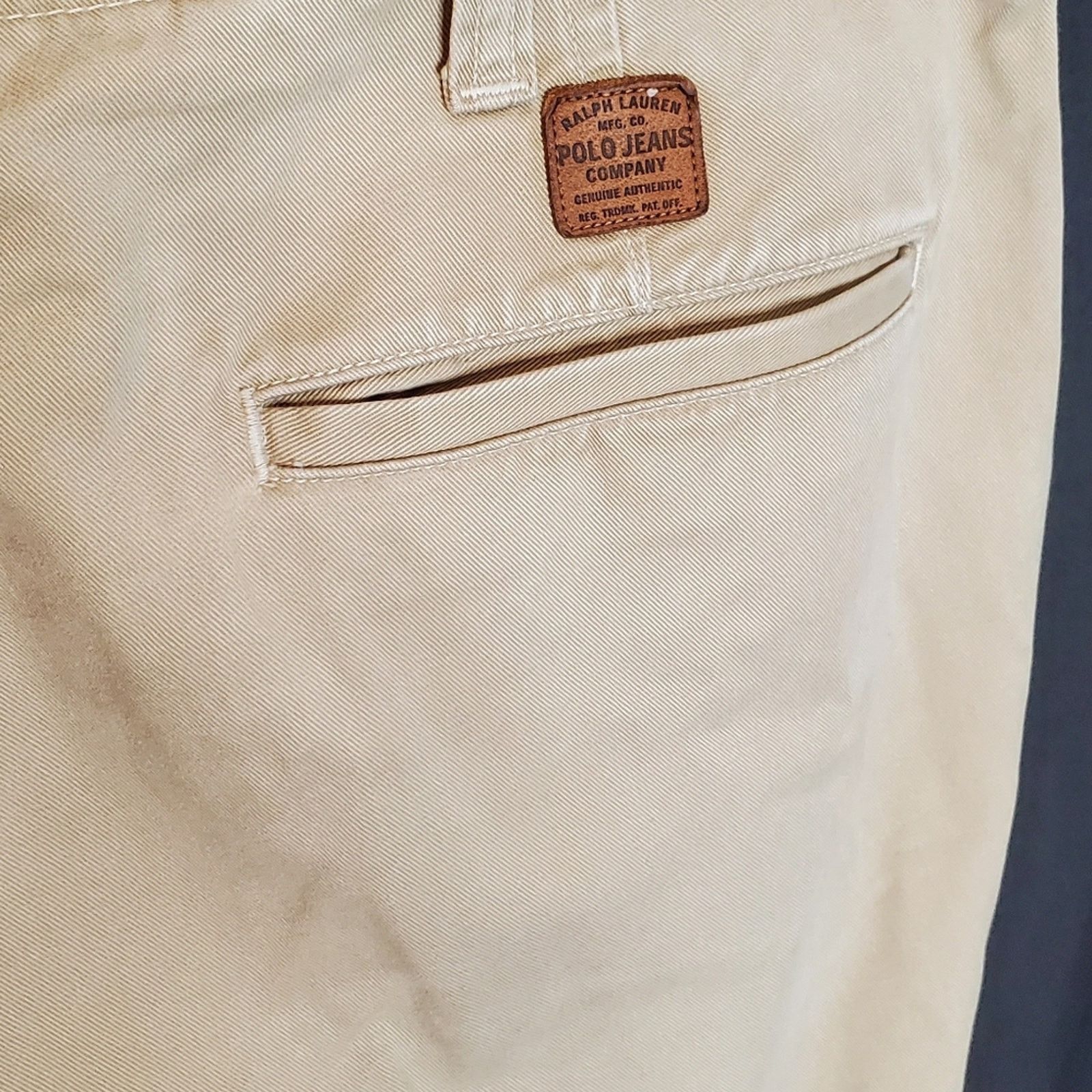 Polo Ralph Lauren Polo Jeans Co Ralph Lauren Tan Jeans 34x32 Size US 34 / EU 50 - 8 Thumbnail