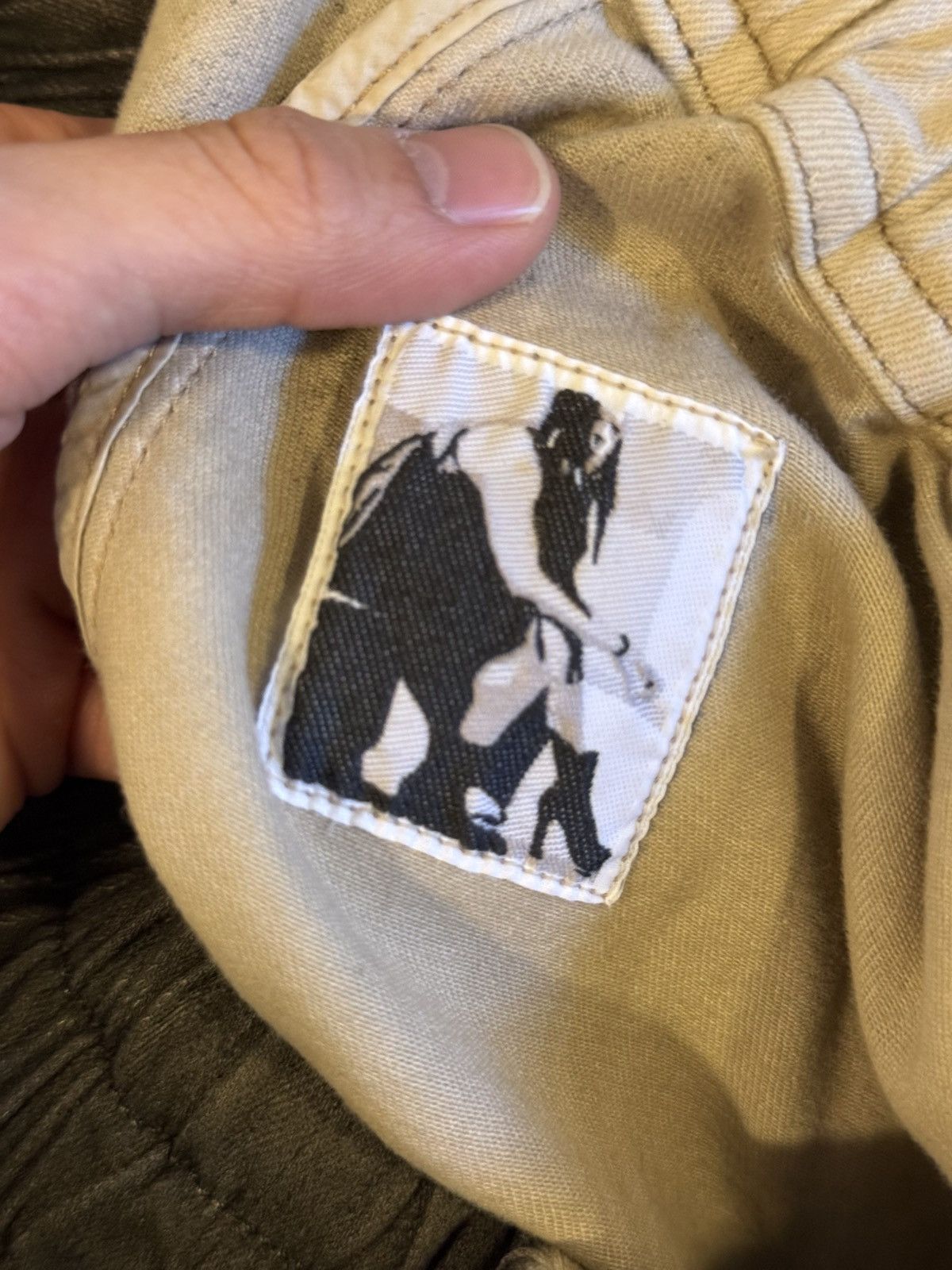 Rick Owens Drkshdw Rick owens SS22 creatch bleached cargo pants Size US 30 / EU 46 - 3 Thumbnail