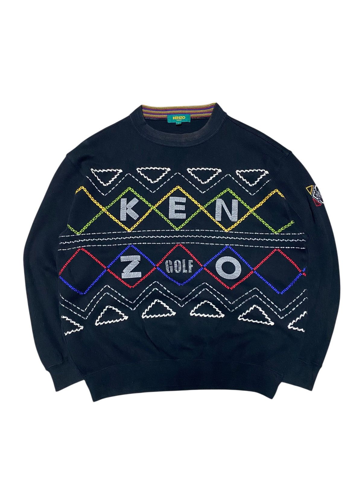 Kenzo Vintage Kenzo Golf Sweatshirt Size US M / EU 48-50 / 2 - 3 Thumbnail