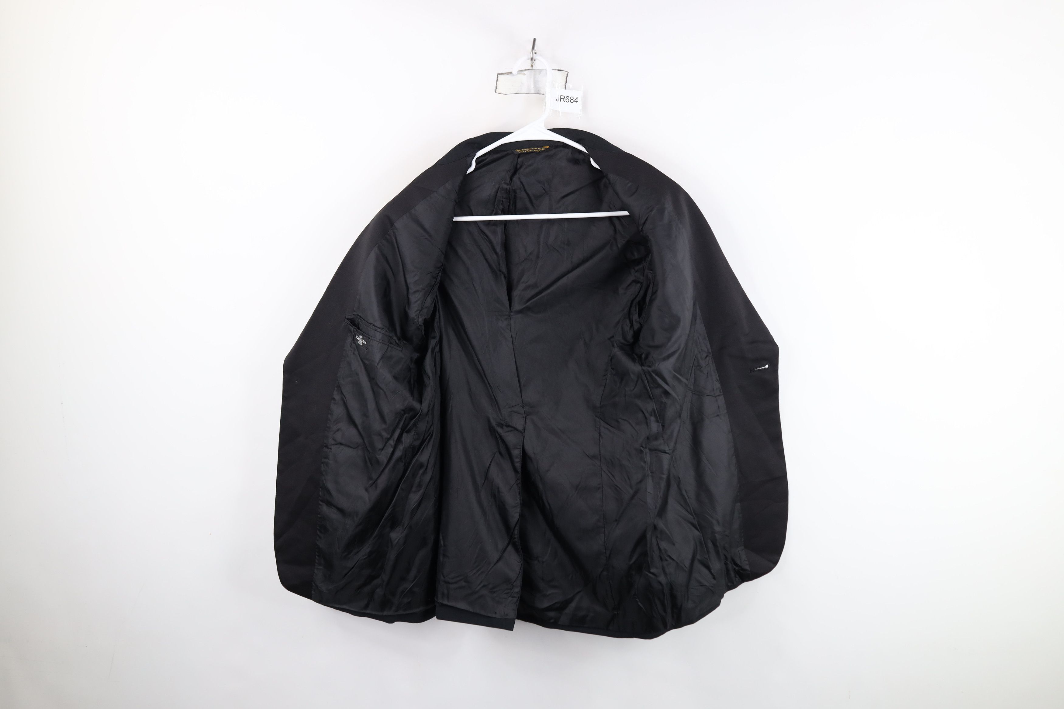 Vintage Vintage 50s Rockabilly Tuxedo Blazer Suit Jacket Black USA Size US XL / EU 56 / 4 - 10 Thumbnail