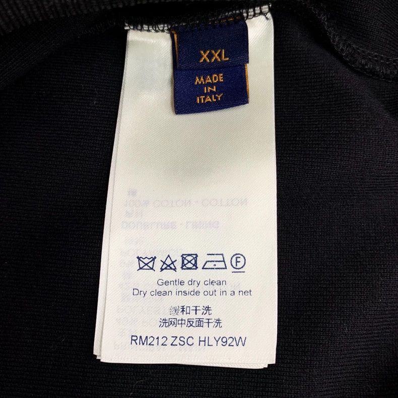 Louis Vuitton Louis Vuitton Black Logo Zipper Jacket-2506 Size US XXL / EU 58 / 5 - 6 Thumbnail