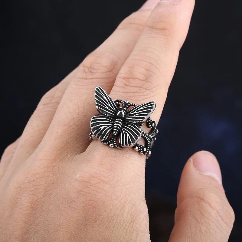 Jewelry Butterfly Ring Size ONE SIZE - 1 Thumbnail
