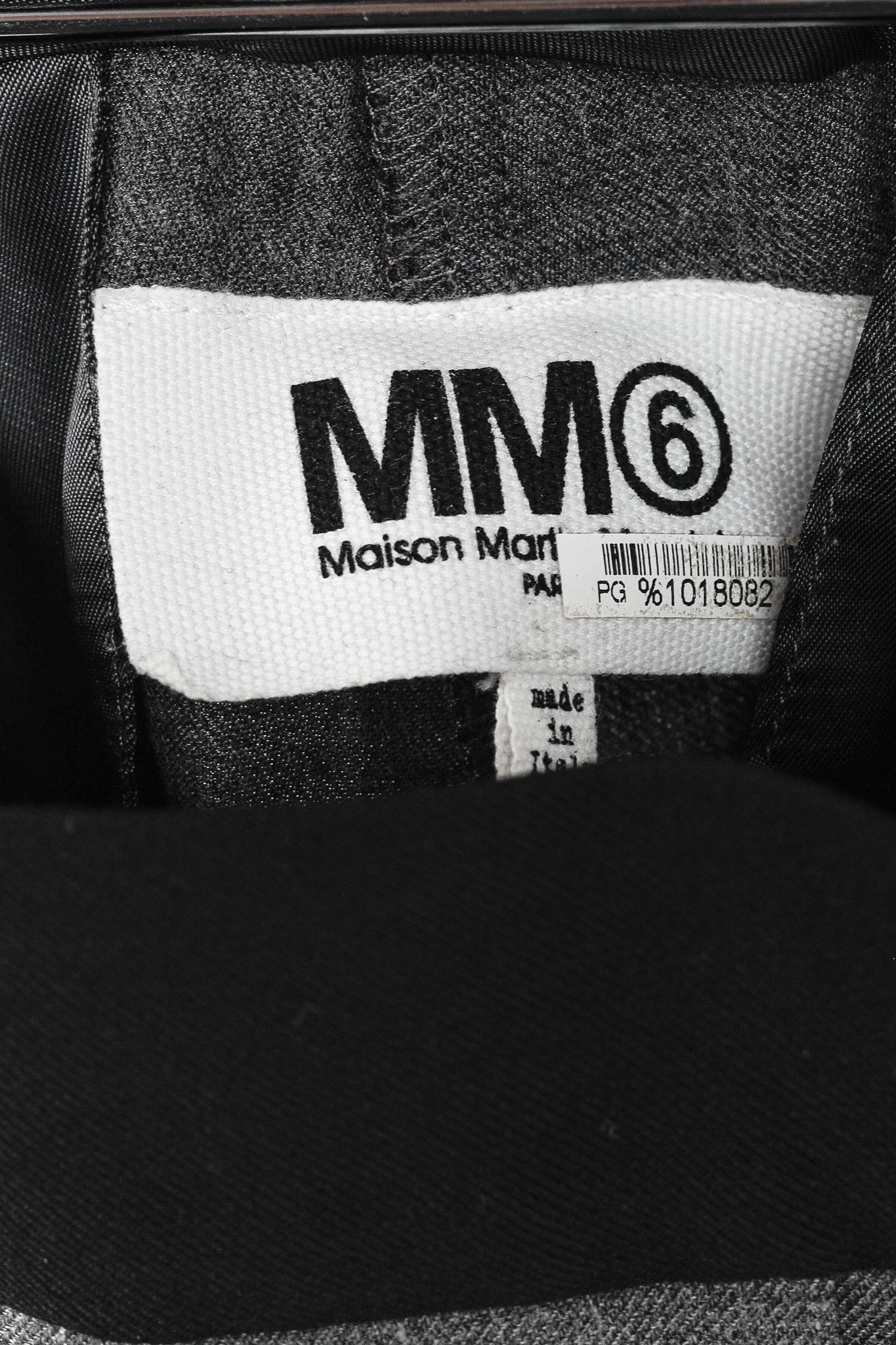 MM6 × Maison Margiela MM6 Maison Martin Margiela Wool-Blend Black-Waist Trousers Size 27" / US 4 / IT 40 - 4 Thumbnail
