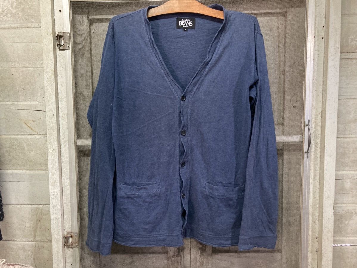 Beams Japan × Japanese Brand × Vintage Vintage Beams Crazy Cardigan Size US M / EU 48-50 / 2 - 1 Thumbnail