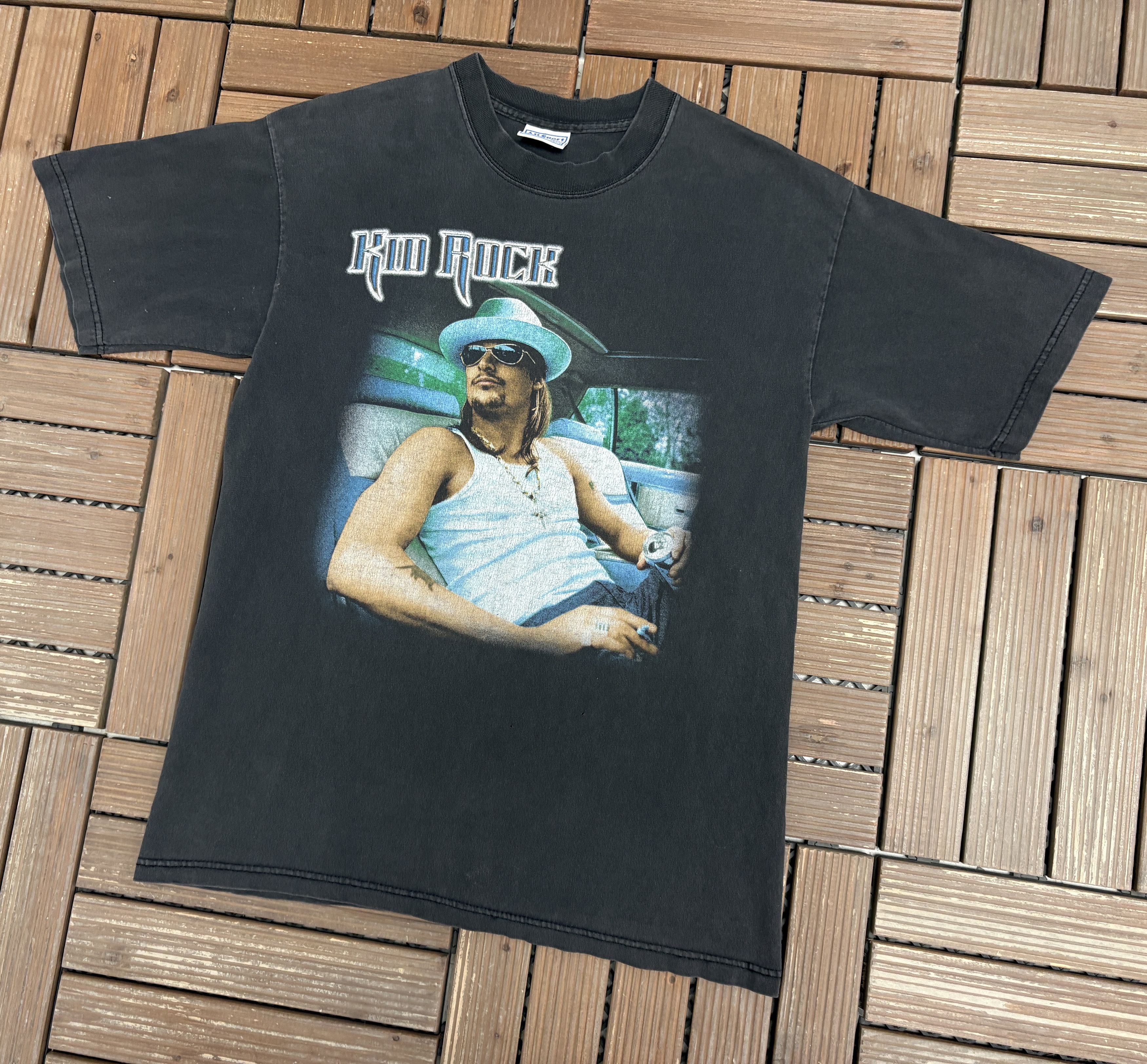 Vintage Kid Rock Cocky Tour 2002 Vintage T-Shirt Tee Size US M / EU 48-50 / 2 - 3 Thumbnail