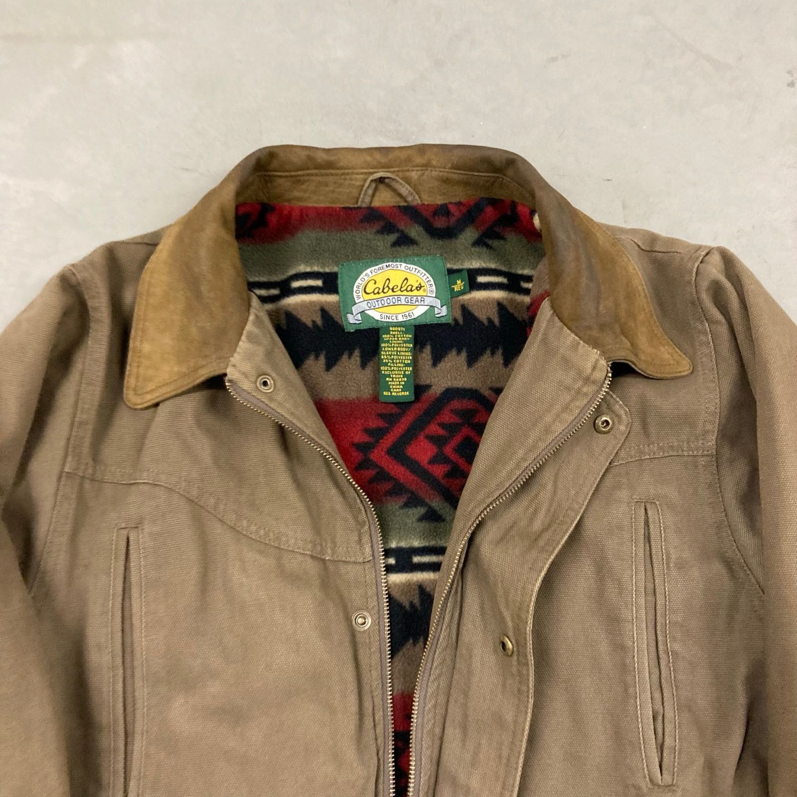 Cabelas × Vintage vintage Y2K flannel lined cabelas barn chore jacket Size US M / EU 48-50 / 2 - 4 Thumbnail