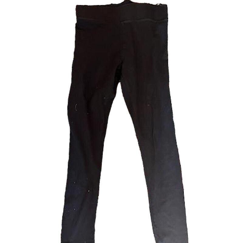 Designer Aerie High Rise Ribbed Leggings Black Size Medium Size 32" / US 10 / IT 46 - 2 Thumbnail