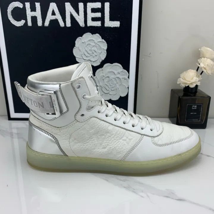 Louis Vuitton Louis Vuitton Rivoli High-Top Fashion Sneakers -2508 Size US 8 / EU 41 - 5 Thumbnail