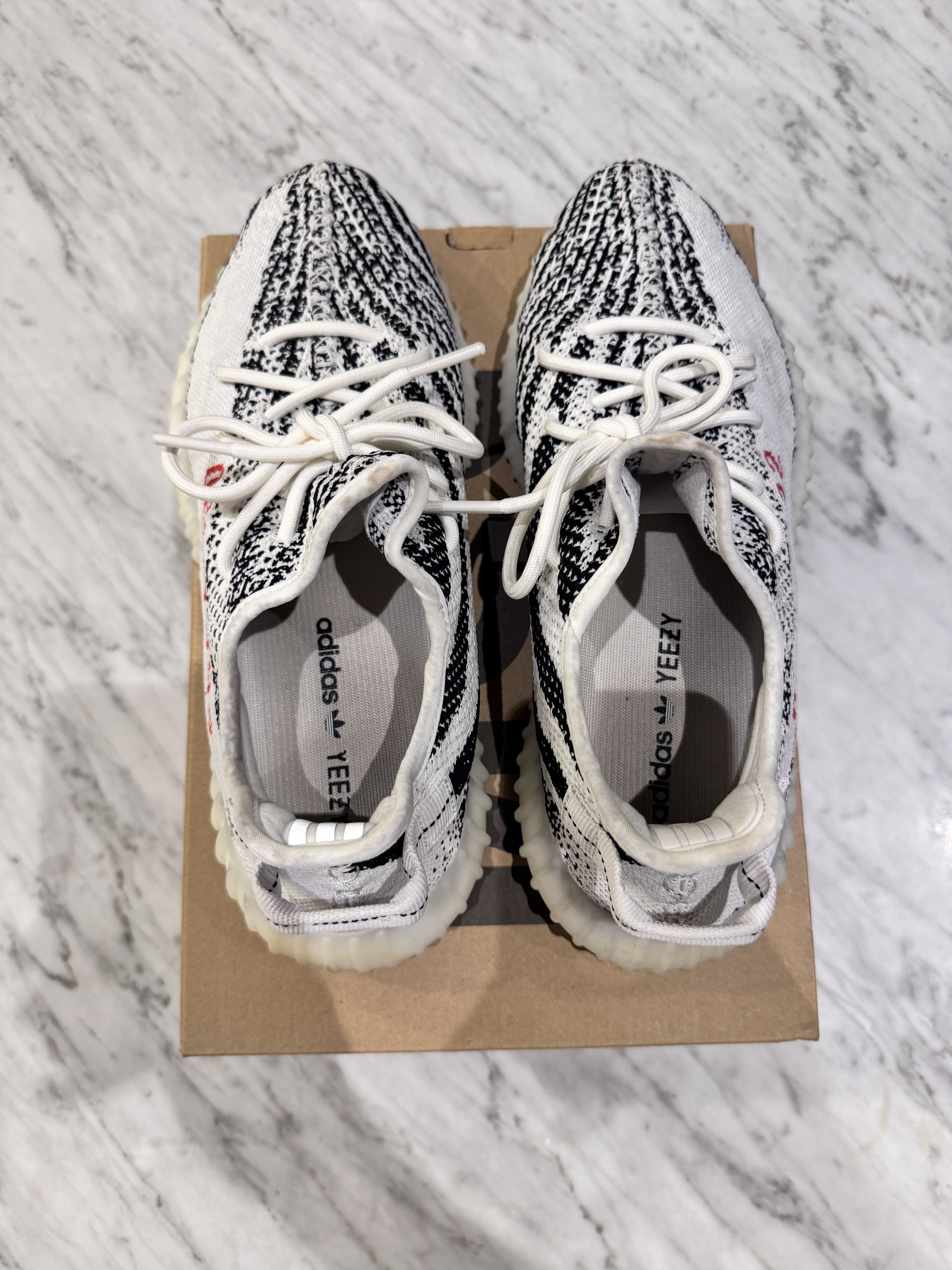 Adidas × Kanye West Adidas Yeezy Boost 350 V2 Zebra Size US 10.5 / EU 43-44 - 4 Thumbnail