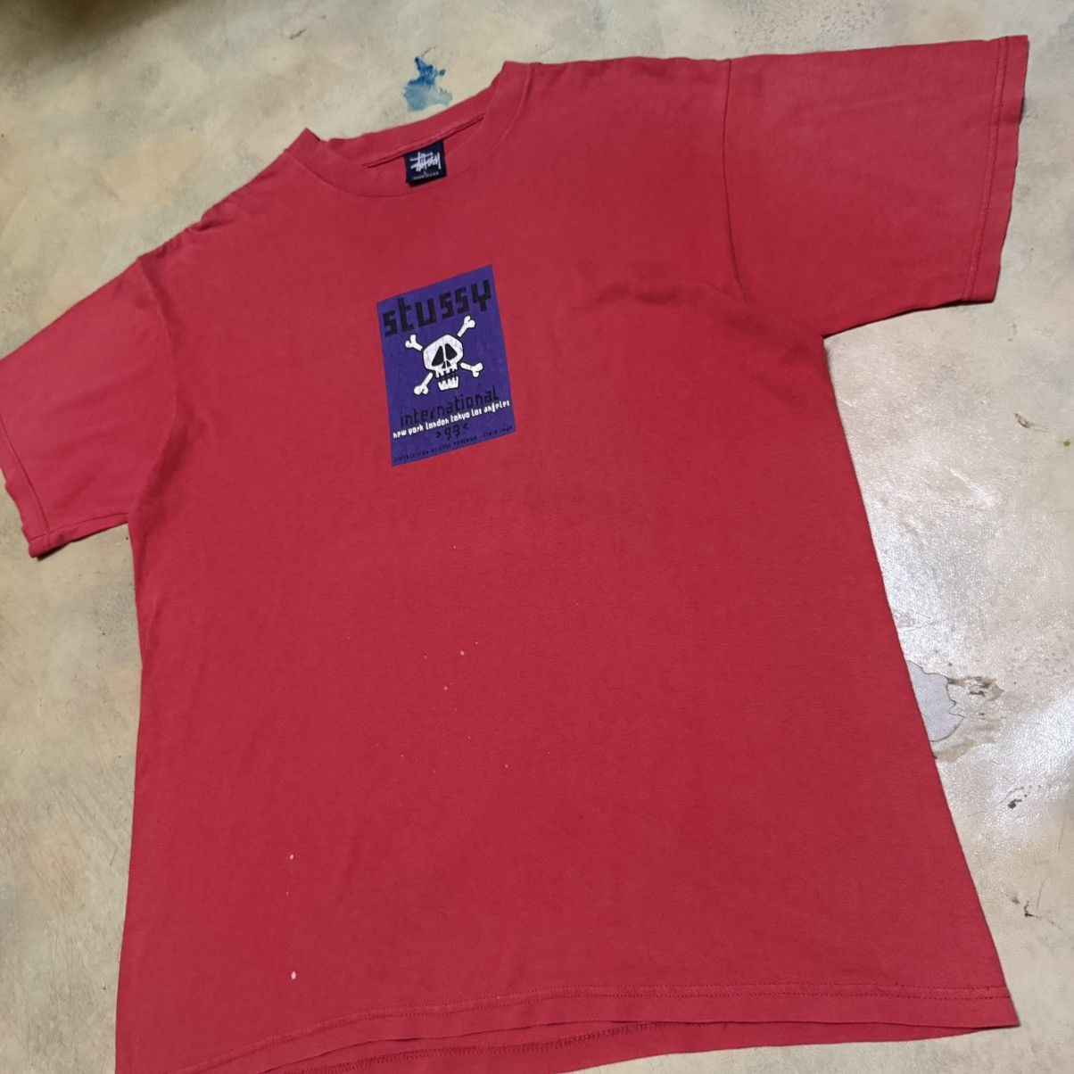 Stussy Vintage Stussy Skull Logo T Shirt Size US L / EU 52-54 / 3 - 2 Thumbnail