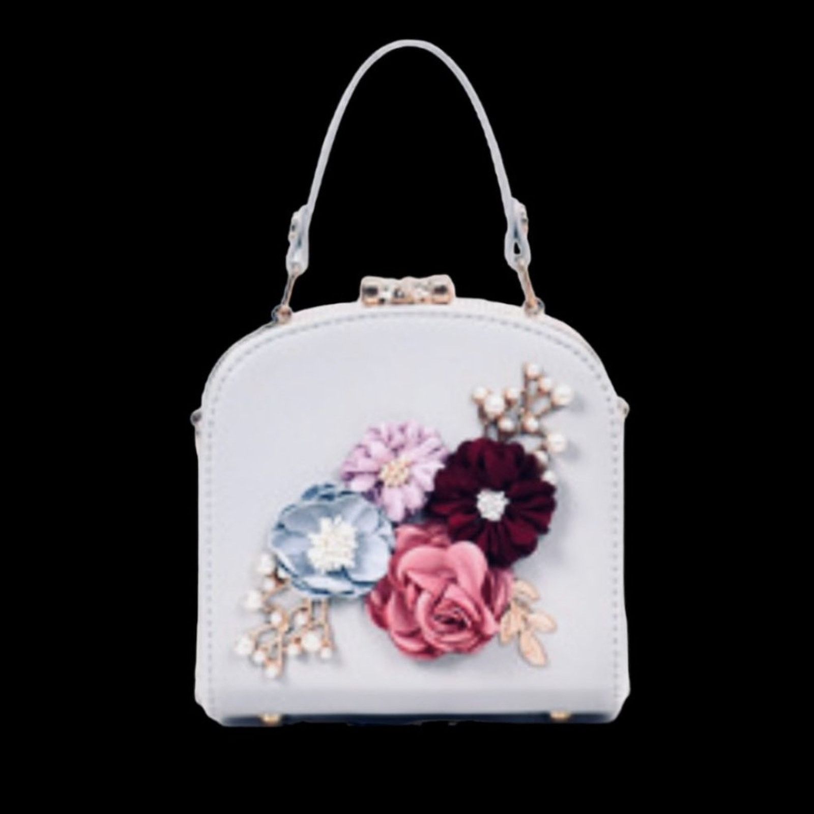 NBDN Nobrandedon Floral Fashion Crossbody Handbag Size ONE SIZE - 1 Thumbnail