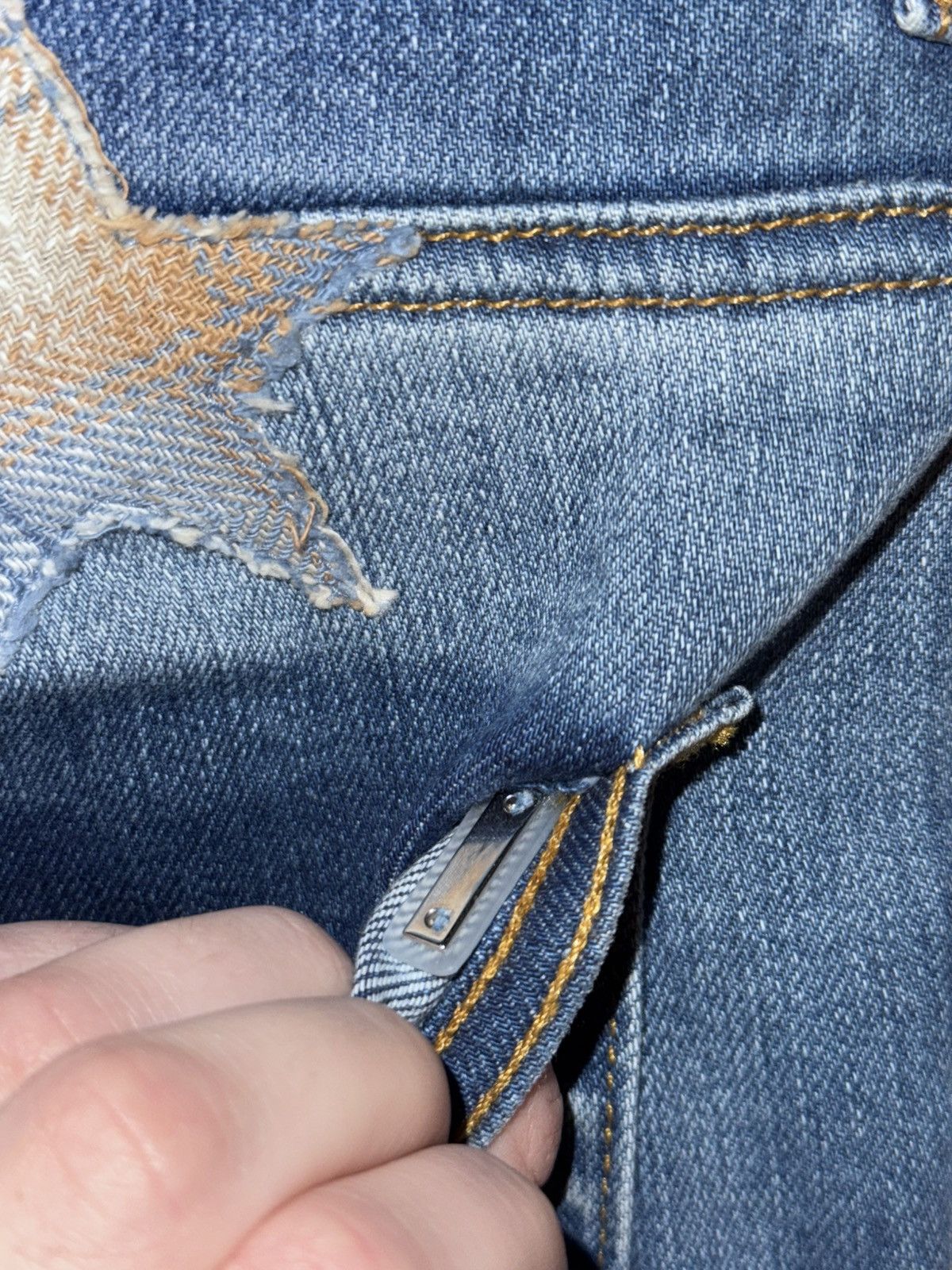 Amiri AMIRI “CHEMIST” MONOGRAM STAR JEANS Size US 33 - 10 Thumbnail
