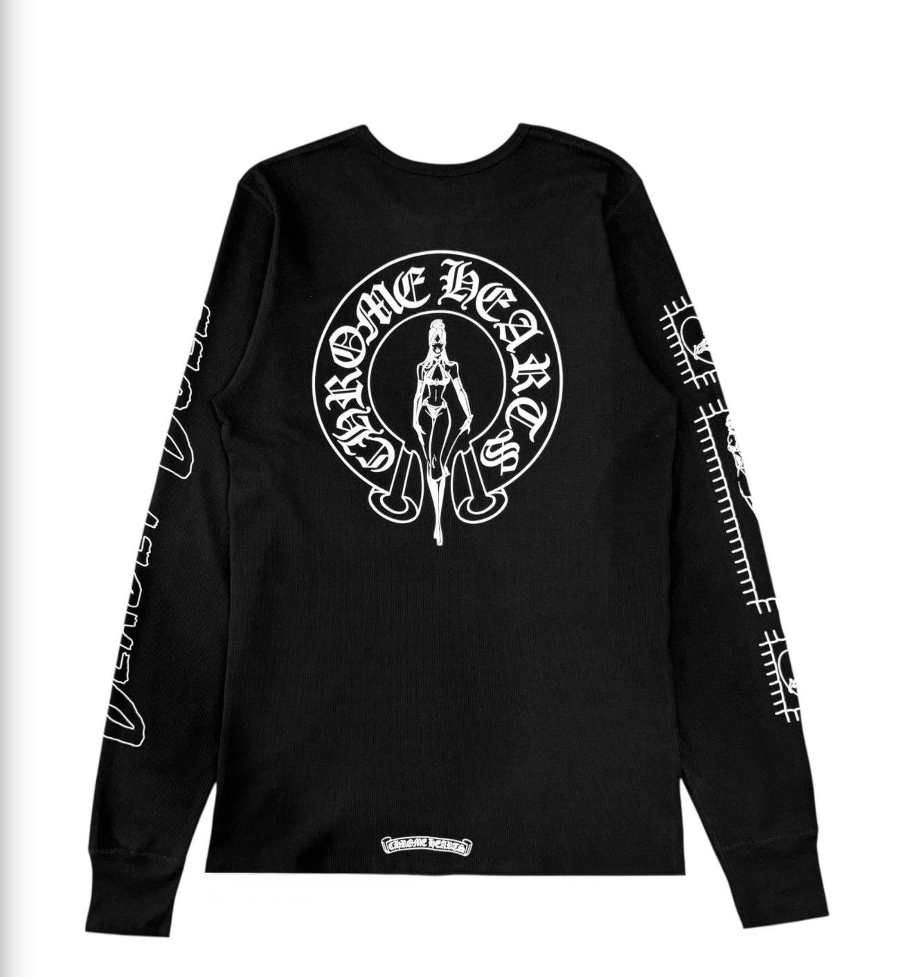 Chrome Hearts Chrome Hearts x Deadly Doll Dagger Logo Thermal Long Sleeve Size US M / EU 48-50 / 2 - 1 Thumbnail