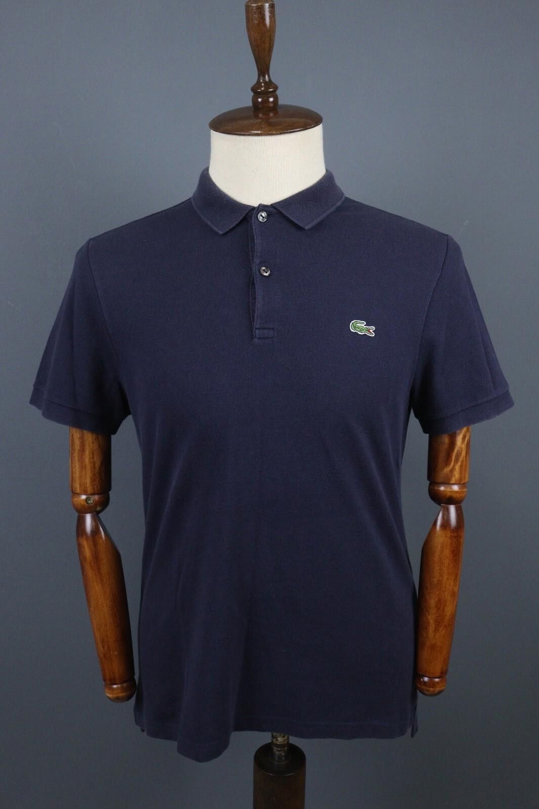 Lacoste Lacoste Blue Vintage Short Sleeve Polo Shirt Size 5 Size US M / EU 48-50 / 2 - 1 Thumbnail