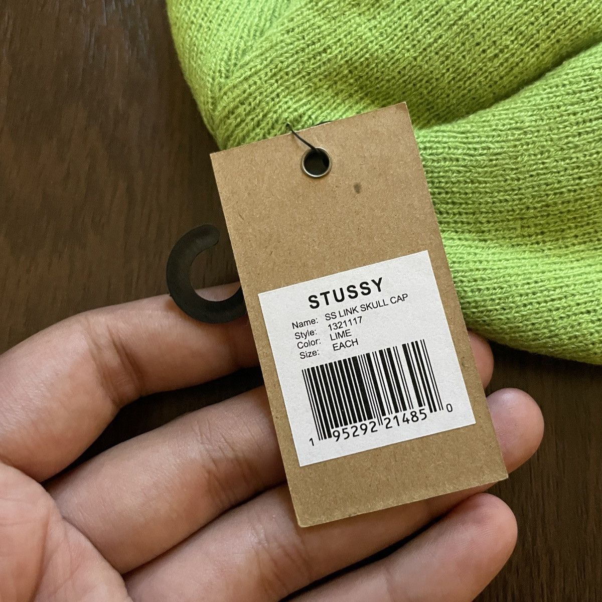 Stussy Stussy Skullcap SS link Beanie // Green Size ONE SIZE - 2 Thumbnail
