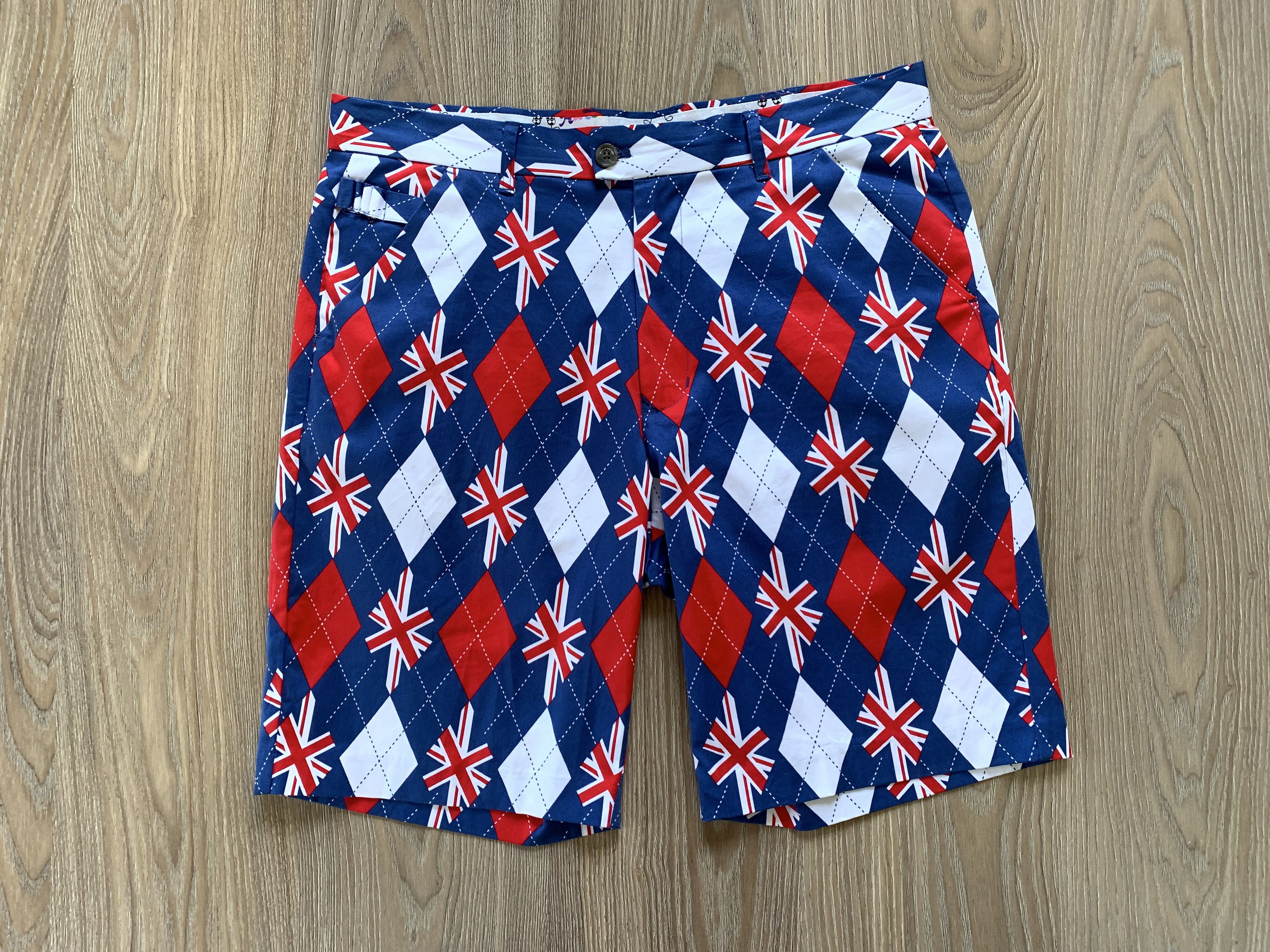 Dickies Royal Awesome Colorful British Flag Printed Shorts Size US 40 / EU 56 - 2 Thumbnail