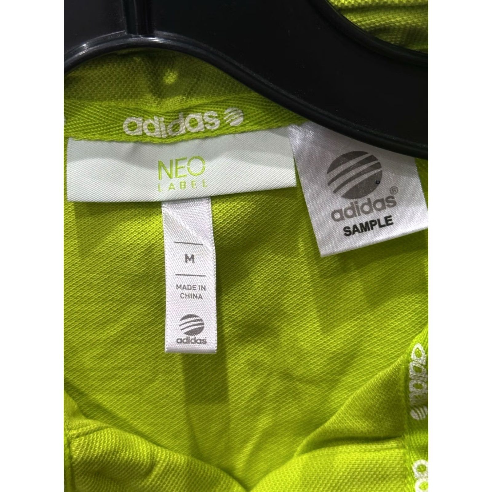 Adidas Adidas Polo Shirt M Navy? Neon Lime Green Rare POLO SHIRT Medium M Men Multicolor Long Sleeve Size US M / EU 48-50 / 2 - 4 Thumbnail