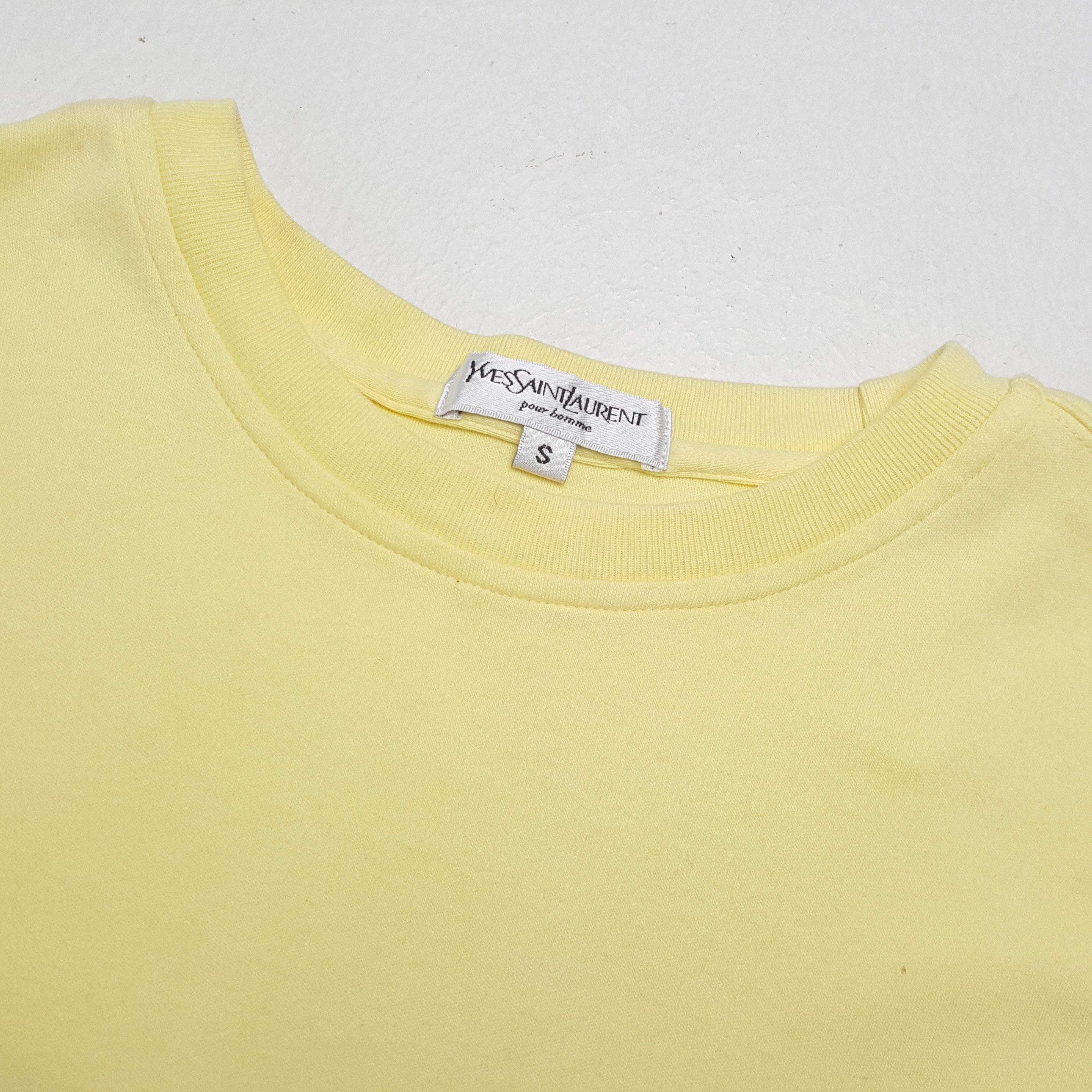 Vintage × Yves Saint Laurent Vintage YVES SAINT LAURENT Italian Fashion Brand T-Shirt Size US M / EU 48-50 / 2 - 9 Thumbnail