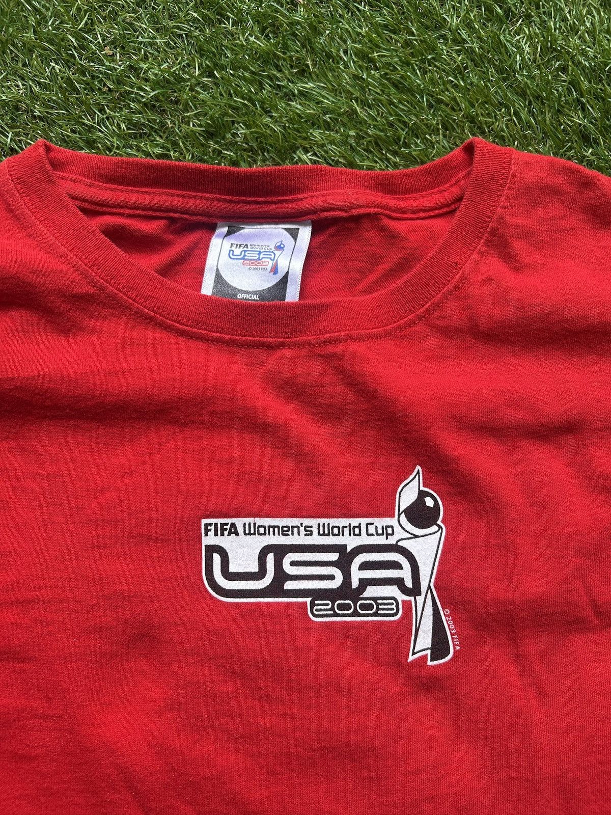 Vintage Vintage 2003 FIFA Women’s World Cup USA Long Sleeve Shirt Size S / US 4 / IT 40 - 2 Thumbnail