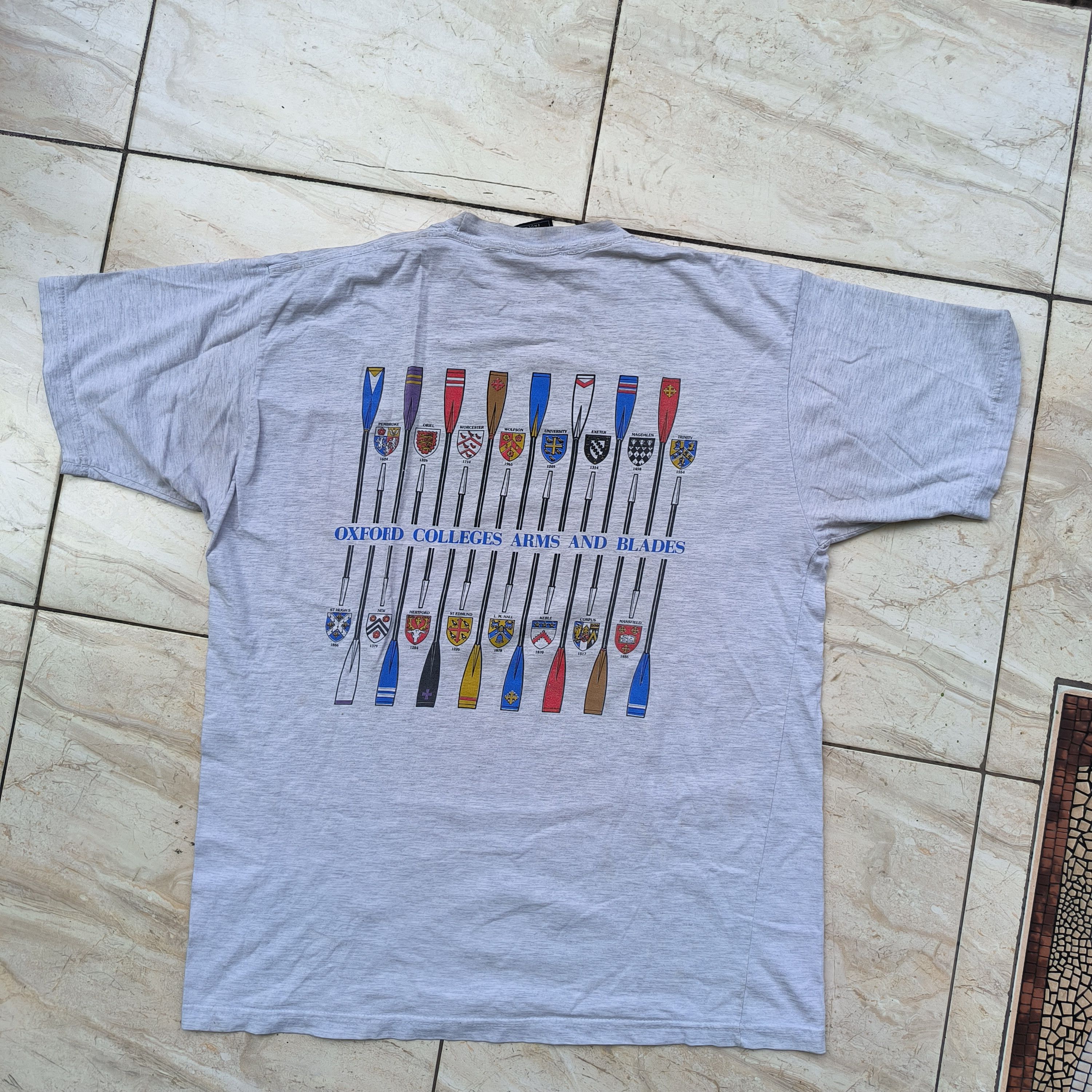 Vintage Vintage 1990s Oxford Campus Tees Size US XL / EU 56 / 4 - 5 Thumbnail