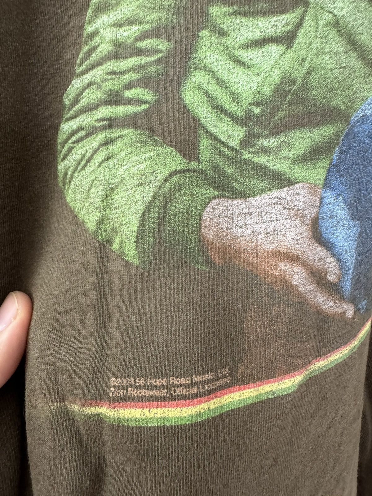 Bob Marley Bob Marley Vintage Rap Tee Reggae Lion Ganja Zion Brown 2003 Size US M / EU 48-50 / 2 - 4 Thumbnail