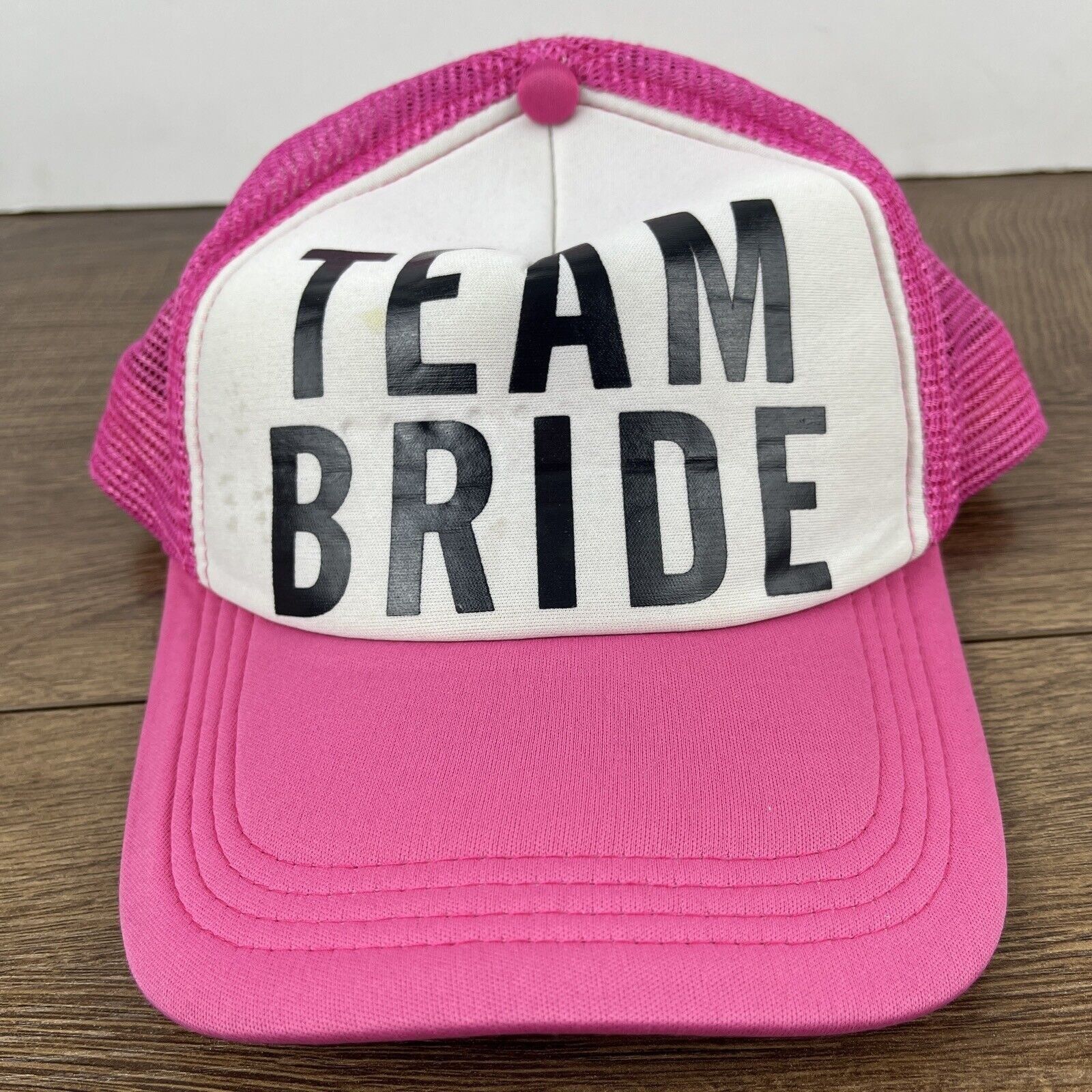 Other Team Bride Hat Bride Snapback Pink Hat Adjustable Adult Size Size ONE SIZE - 4 Thumbnail