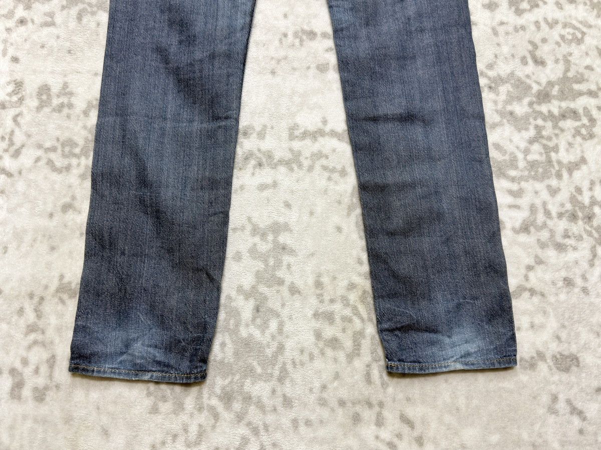 Japanese Brand Antgauge Double Waistband Plaid Low Rise Skinny Denim Jeans Size US 28 / EU 44 - 13 Thumbnail