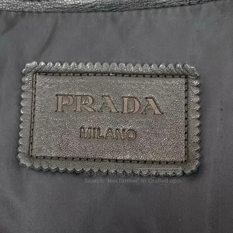 Prada Prada Black pleated sheepskin zipper long-sleeved leather Size XS / US 0-2 / IT 36-38 - 6 Thumbnail