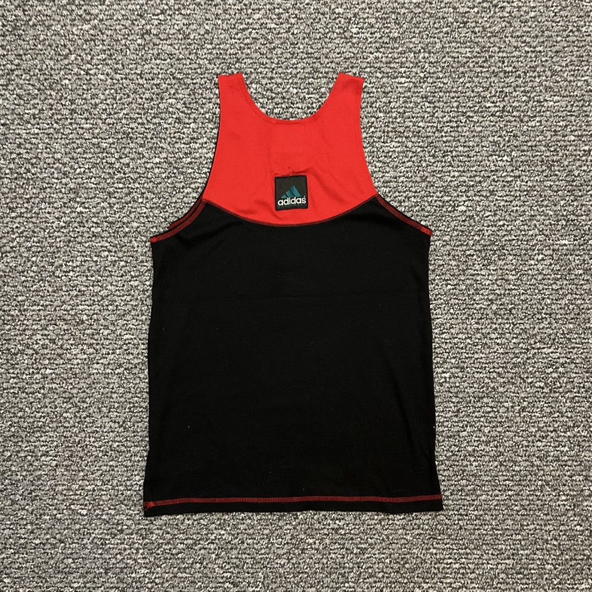 Adidas × Vintage Vintage 90’s Adidas Equipment Embroidered Stripe Tank Top Size US L / EU 52-54 / 3 - 4 Thumbnail