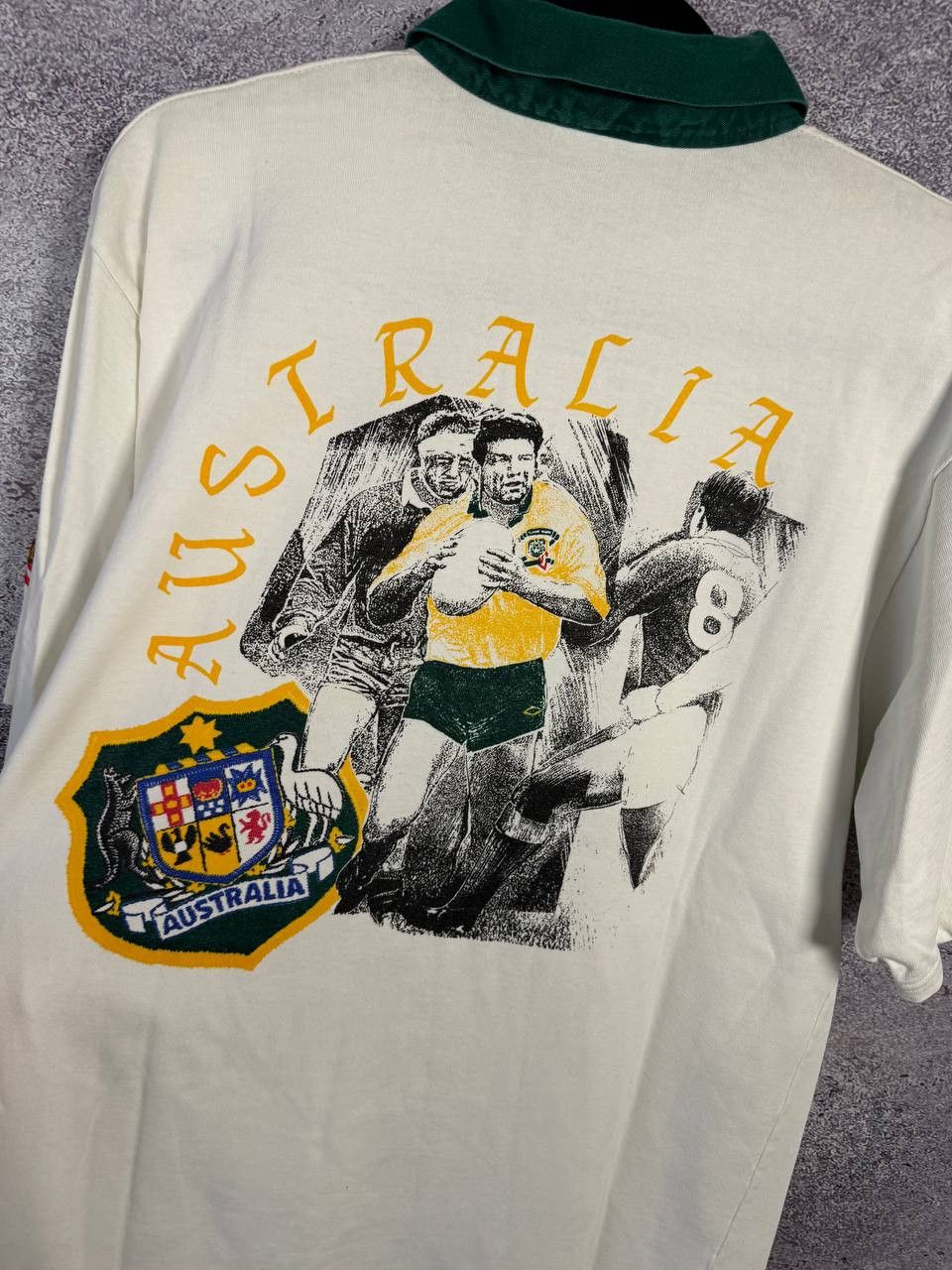 Umbro × Vintage 90's Vintage Australia Umbro Rugby Jersey Blokcore XL Size US XL / EU 56 / 4 - 15 Thumbnail