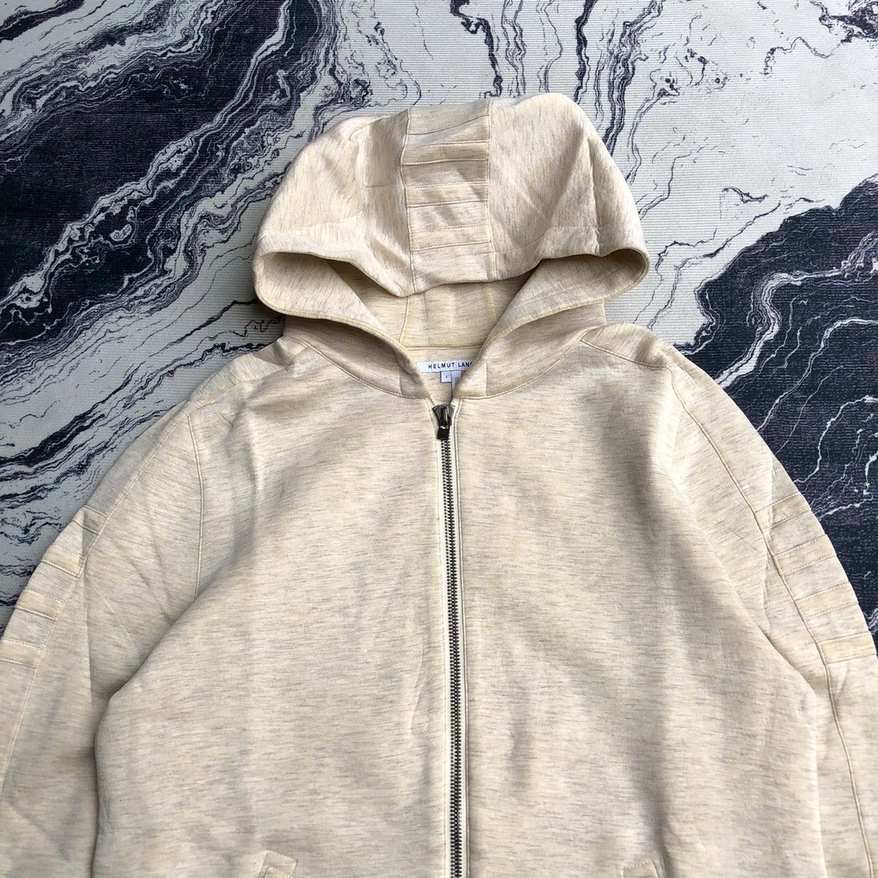 Helmut Lang Rare archival Helmut Lang Viscose zip hoodie from Fall 2006 Size US L / EU 52-54 / 3 - 3 Thumbnail