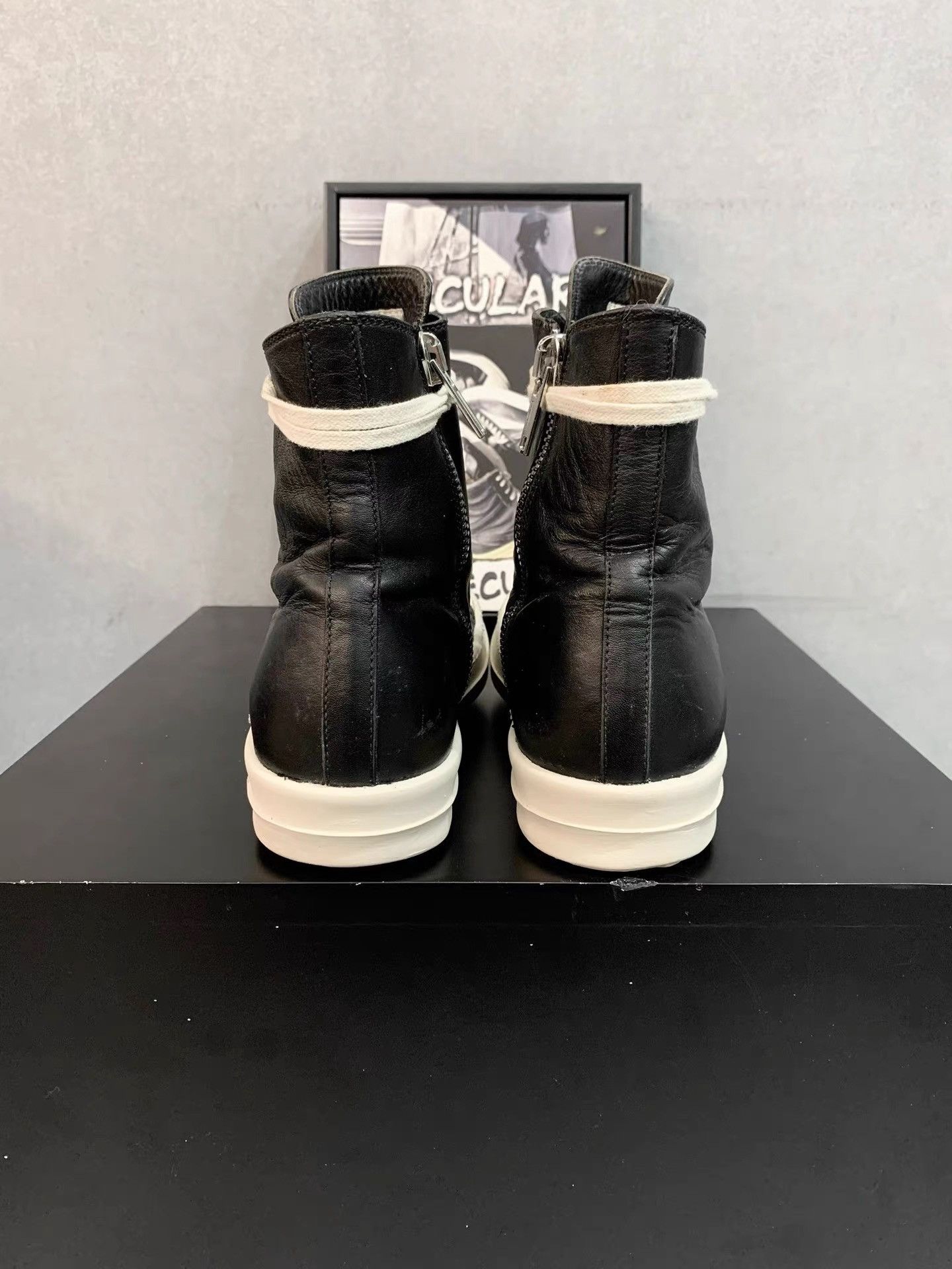 Rick Owens Rick Owens Leather Ramones K34 Size US 7 / EU 40 - 7 Thumbnail