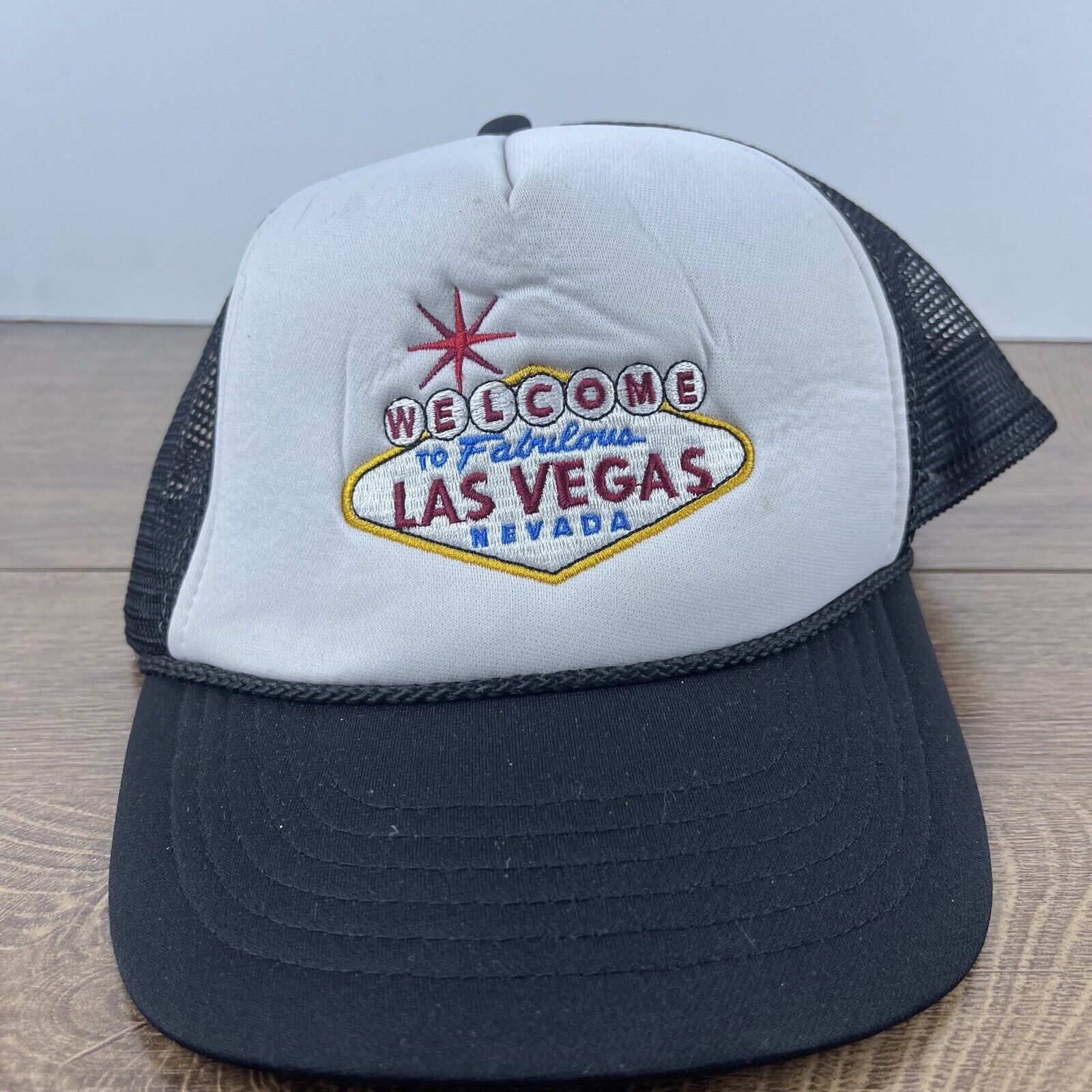 Other Las Vegas Hat Welcome Adjustable Hat White Adjustable Hat Wh Size ONE SIZE - 3 Thumbnail