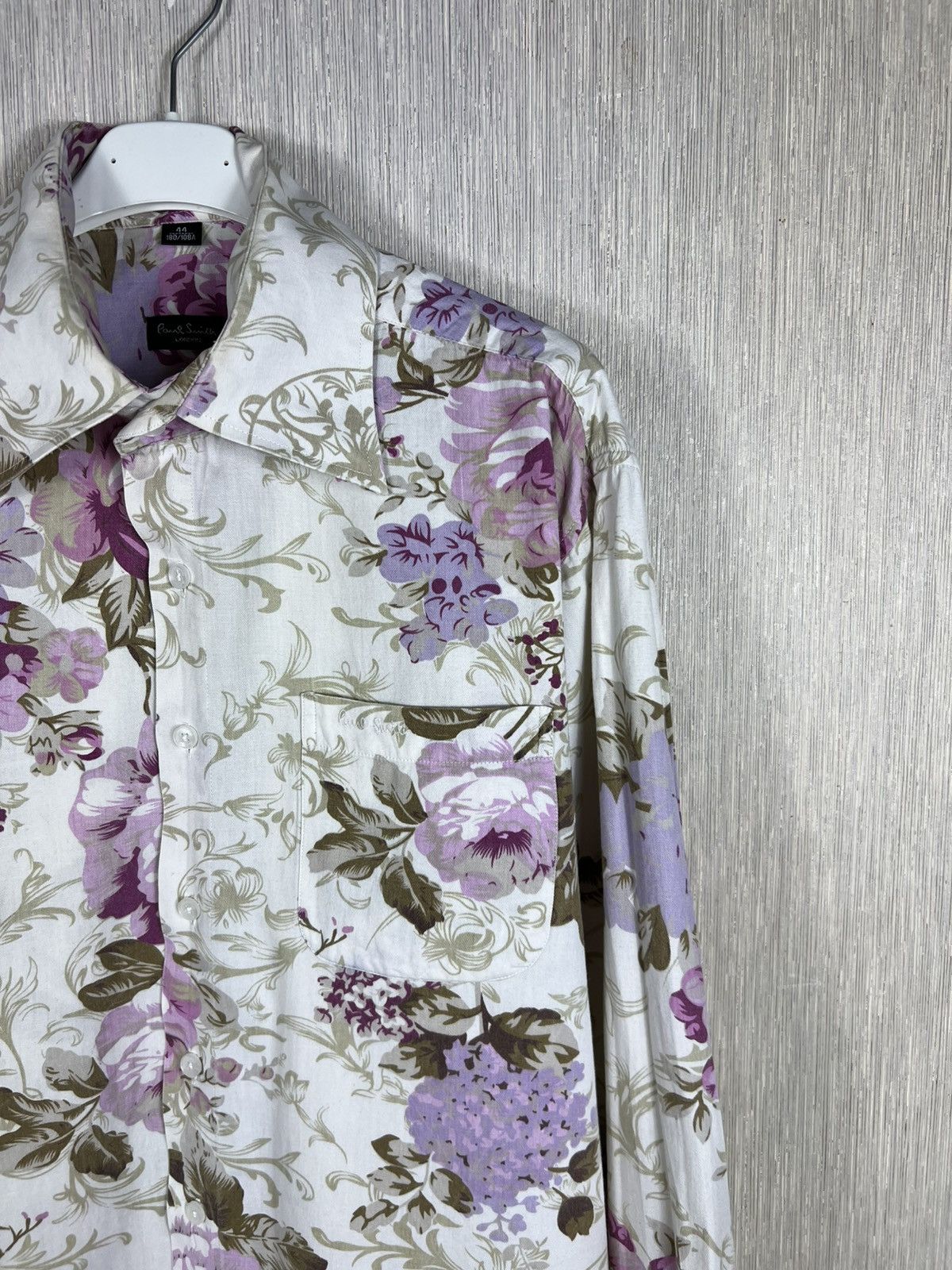 Paul Smith Vintage Paul Smith floral full print shirt designer pocket Size US L / EU 52-54 / 3 - 3 Thumbnail