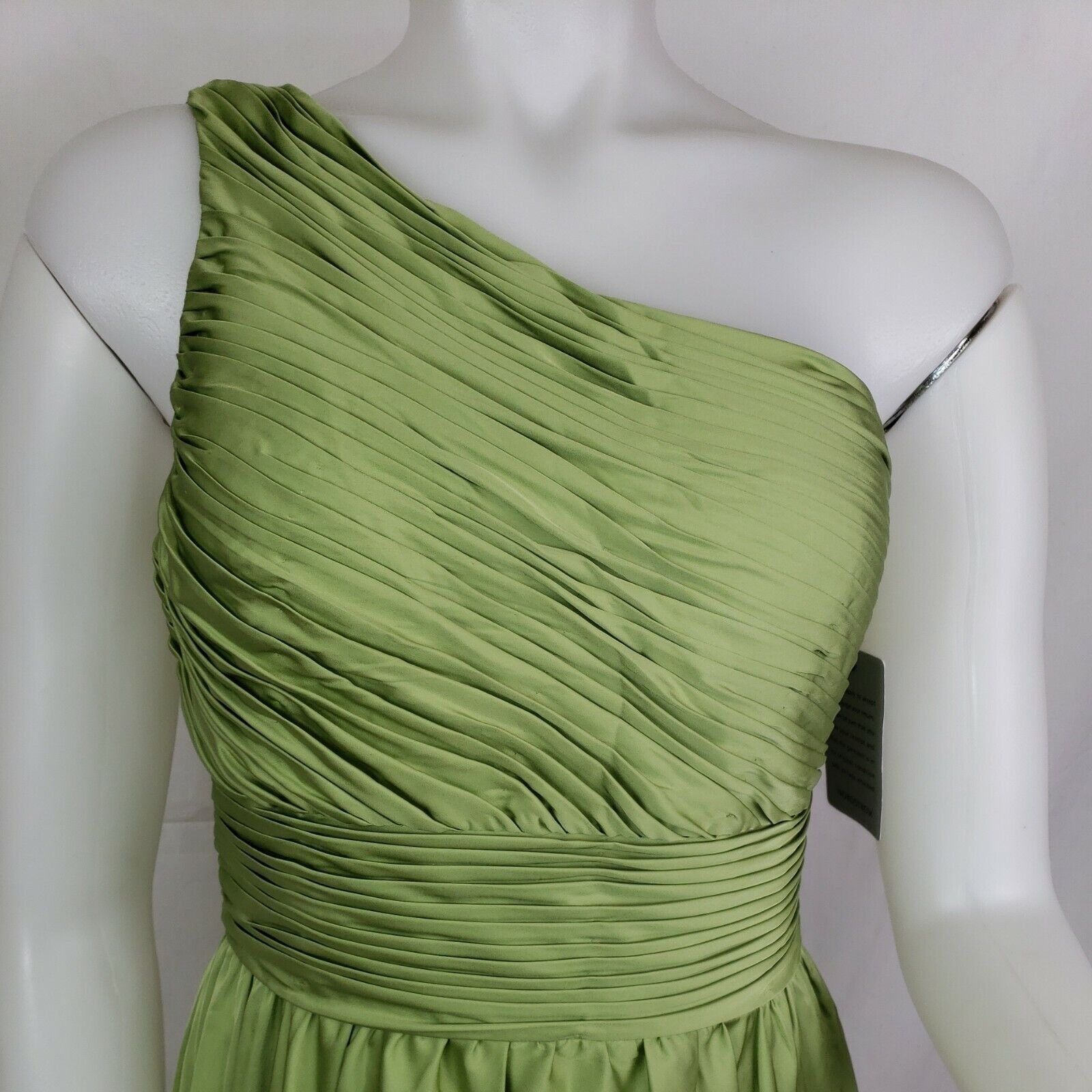 Monique Lhuillier Dress Womens Sz 6 Ruched One Shoulder Swin