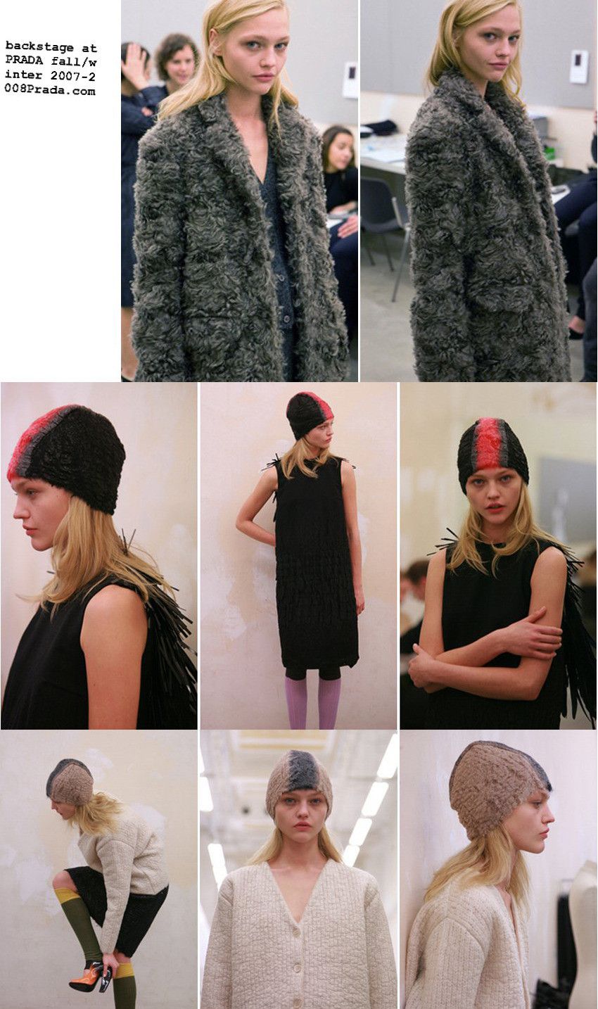 Prada Mohair Mohawk Beanie Hat FW 2007 Runway Size ONE SIZE - 9 Thumbnail