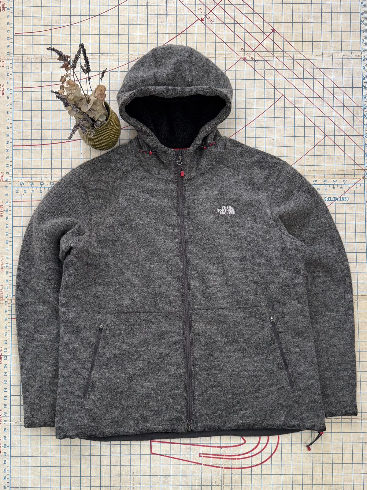 The North Face The North Face Sherpa Lined Hoodie Wool Blend Gray Mens XXL Size US XXL / EU 58 / 5 - 1 Thumbnail