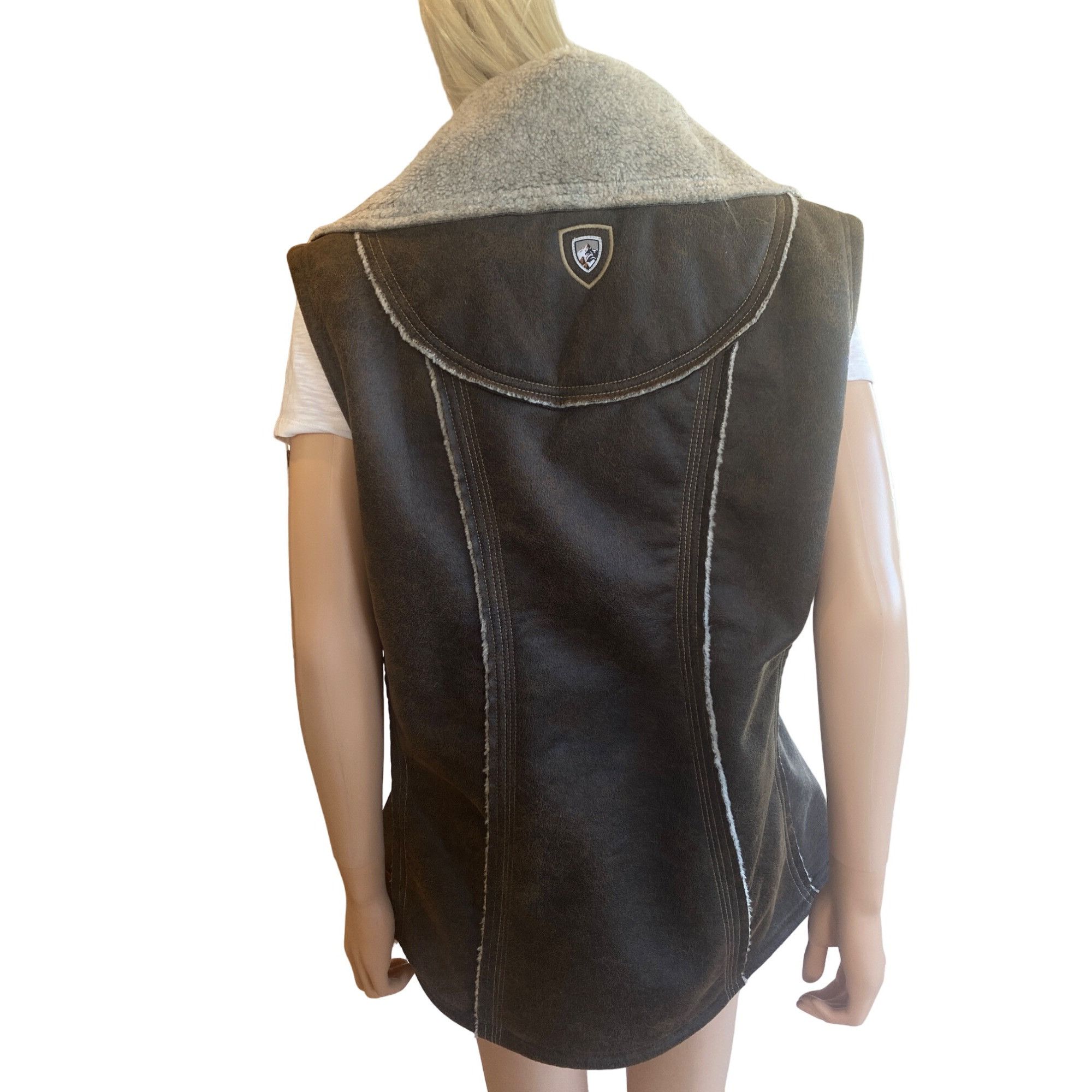Kuhl Kuhl Women's XL Dani Sherpa Vest Brown MSRP$219 Worn Once! Size XL / US 12-14 / IT 48-50 - 6 Thumbnail