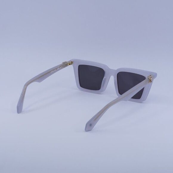 Off-White Off-White OERI13U DALTON 0907 Sunglasses Shiny Light Grey Size ONE SIZE - 9 Thumbnail