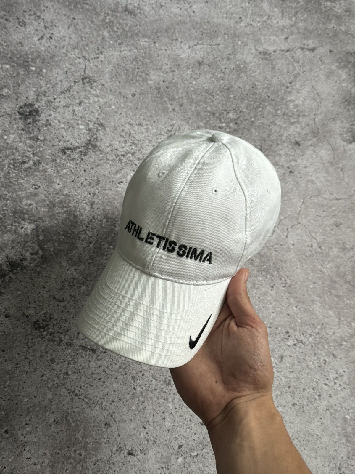 Nike × Vintage Vintage Nike Athletis sima Y2K cap hat Size ONE SIZE - 3 Thumbnail