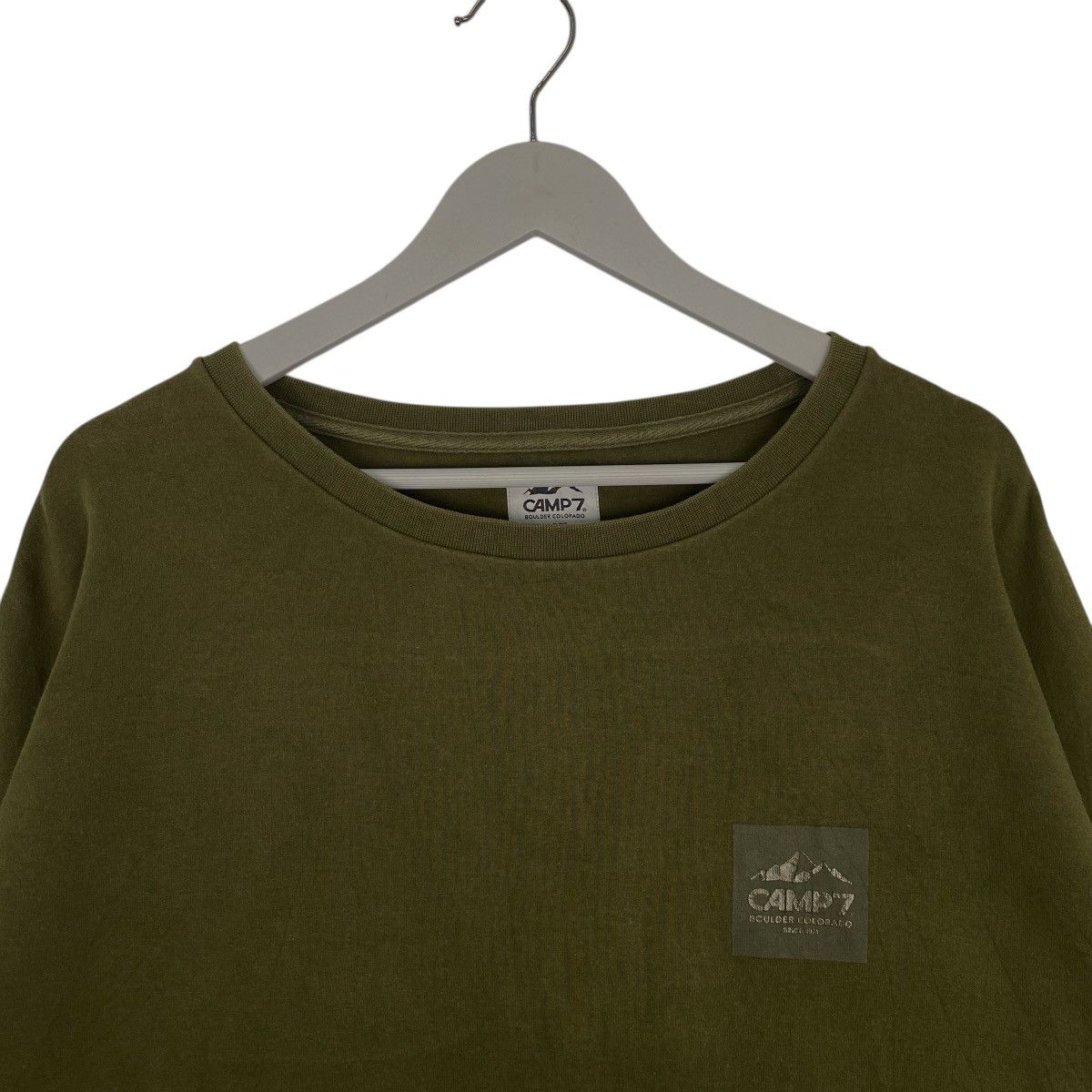 Vintage Vintage Camp7 Sweatshirt Crewneck Big Logo Green Size L Size US L / EU 52-54 / 3 - 4 Thumbnail