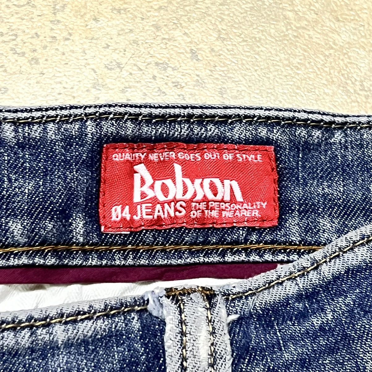 Japanese Brand Vintage Bobson Distressed Blue Denim Jeans Size US 34 / EU 50 - 6 Thumbnail