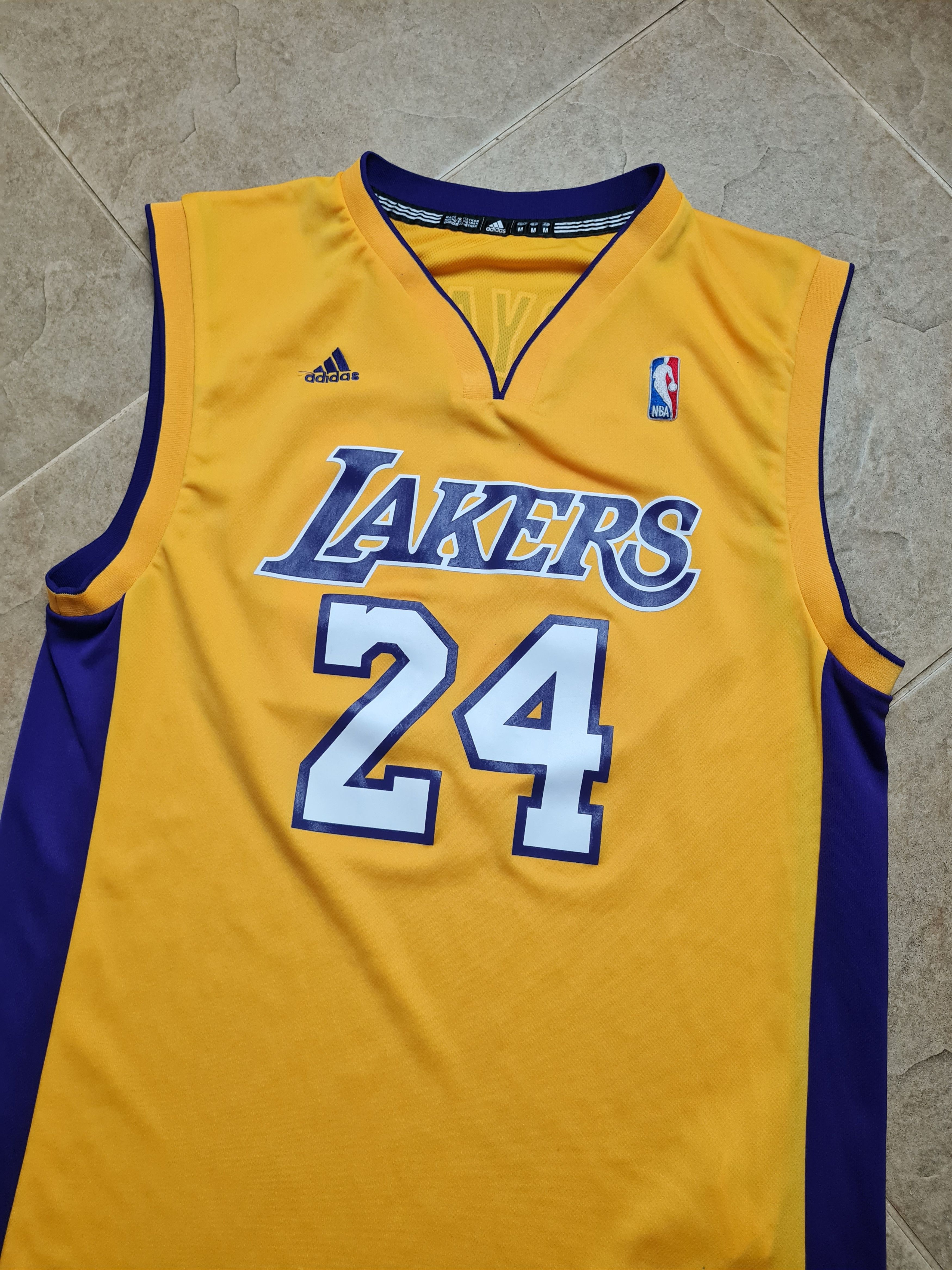 Adidas Adidas NBA Lakers #24 Bryant 2013 Yellow Men’s Shirts Size M Size US M / EU 48-50 / 2 - 2 Thumbnail