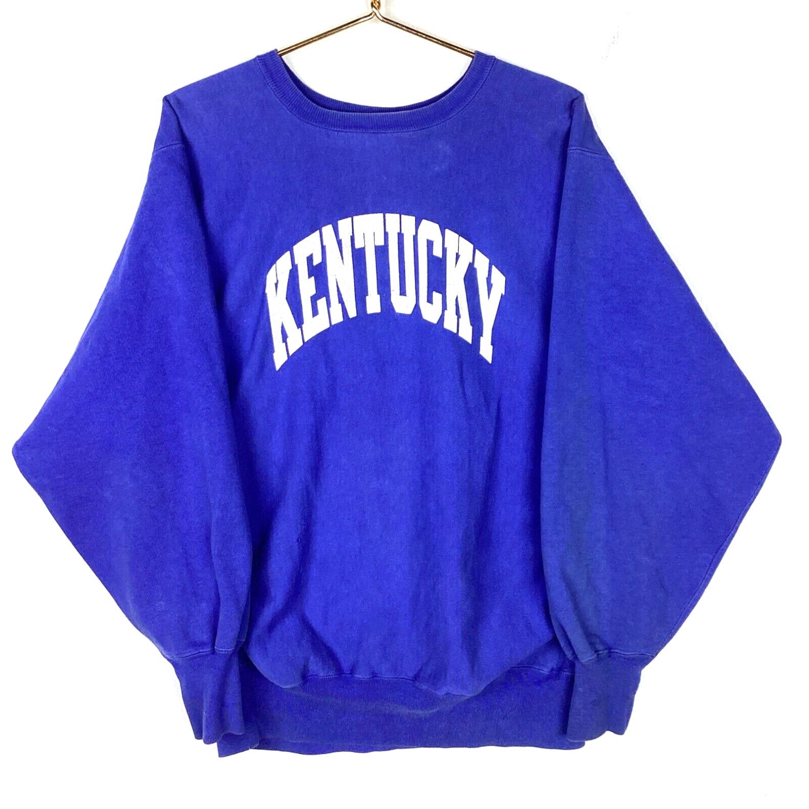 image of Vintage Champion Reverse Weave Kentucky Wildcats Sweatshirt Crewneck XL Usa 90's in White, Men's