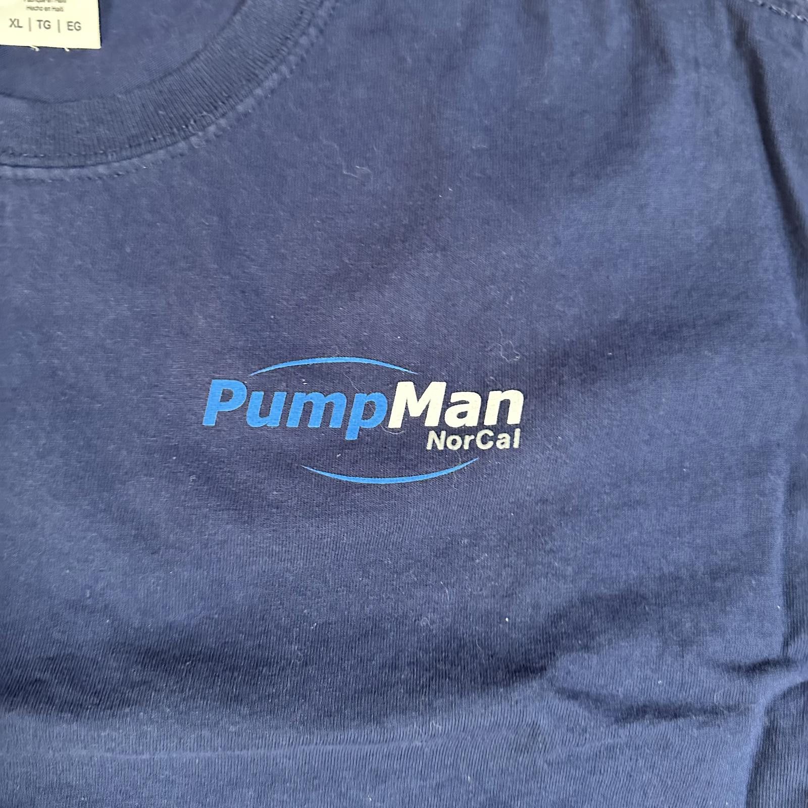 Gildan Gildan Mens T-shirt XL Navy Blue PumpMan NorCal Graphic Size US XL / EU 56 / 4 - 3 Thumbnail