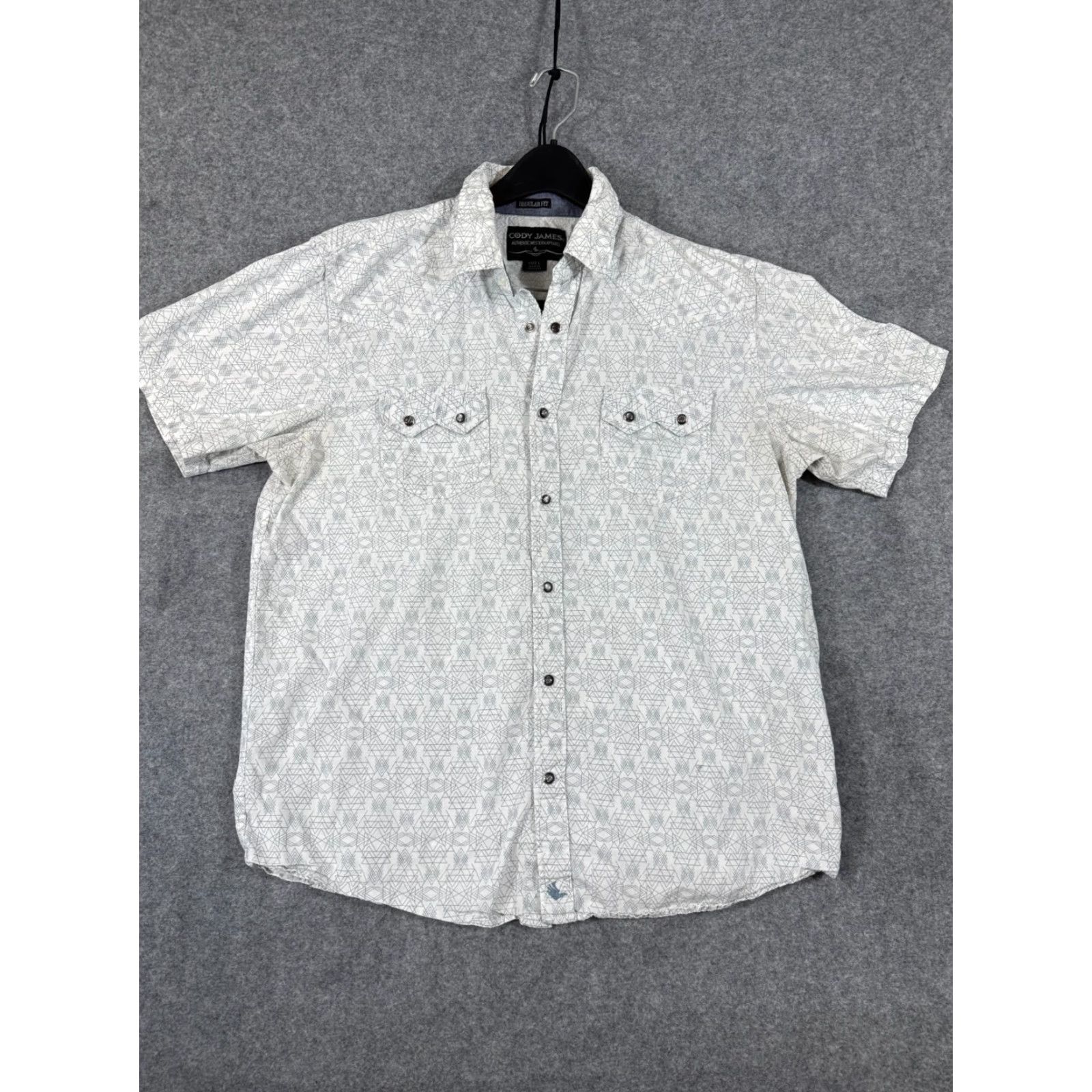Cody James Cody James Shirt Mens L White Western Pearl Snap Regular Fit Short Sleeve Shirt Mens L White Western Pearl Snap Regular Fit Short Sleeve Size US L / EU 52-54 / 3 - 3 Thumbnail