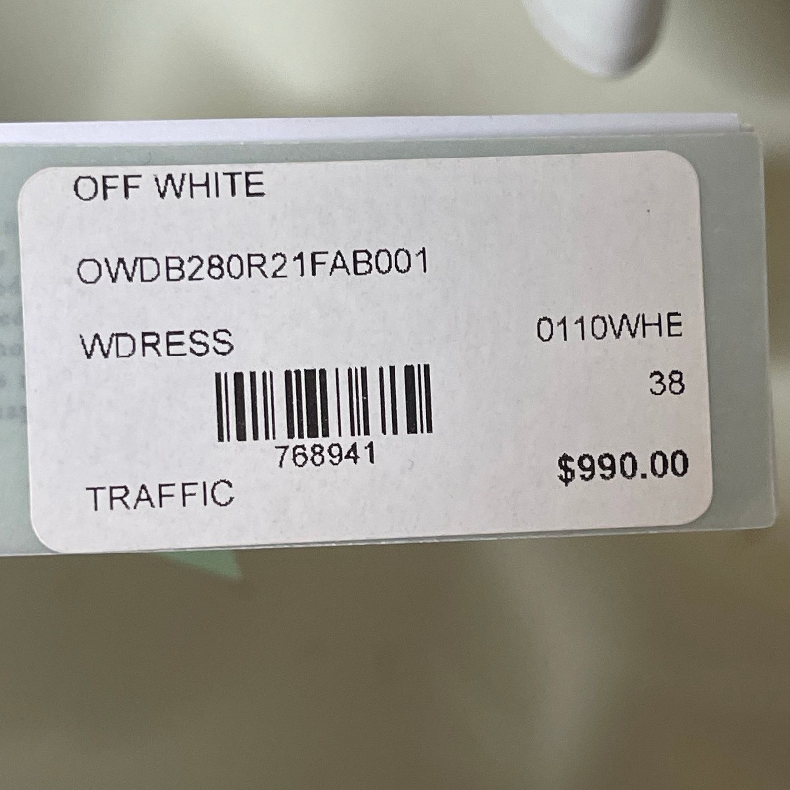 Off-White NWT OFF WHITE Popeline Pleated Shirt Dress crisp cotton Size XS / US 0-2 / IT 36-38 - 10 Thumbnail