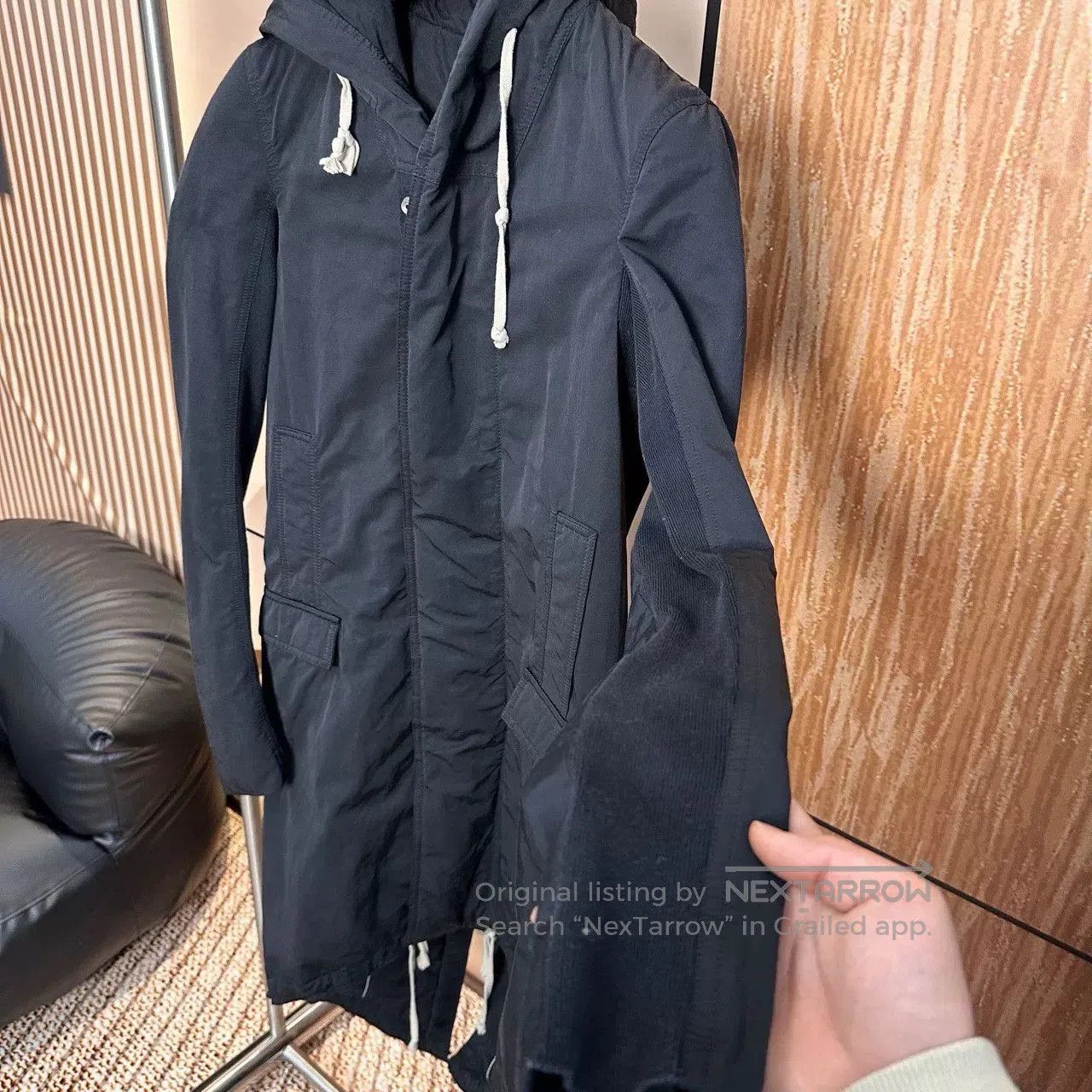 Rick Owens Drkshdw Rick Owens DRKSHDW Wizard Hat Fishtail Coat XS. Size US XS / EU 42 / 0 - 3 Thumbnail