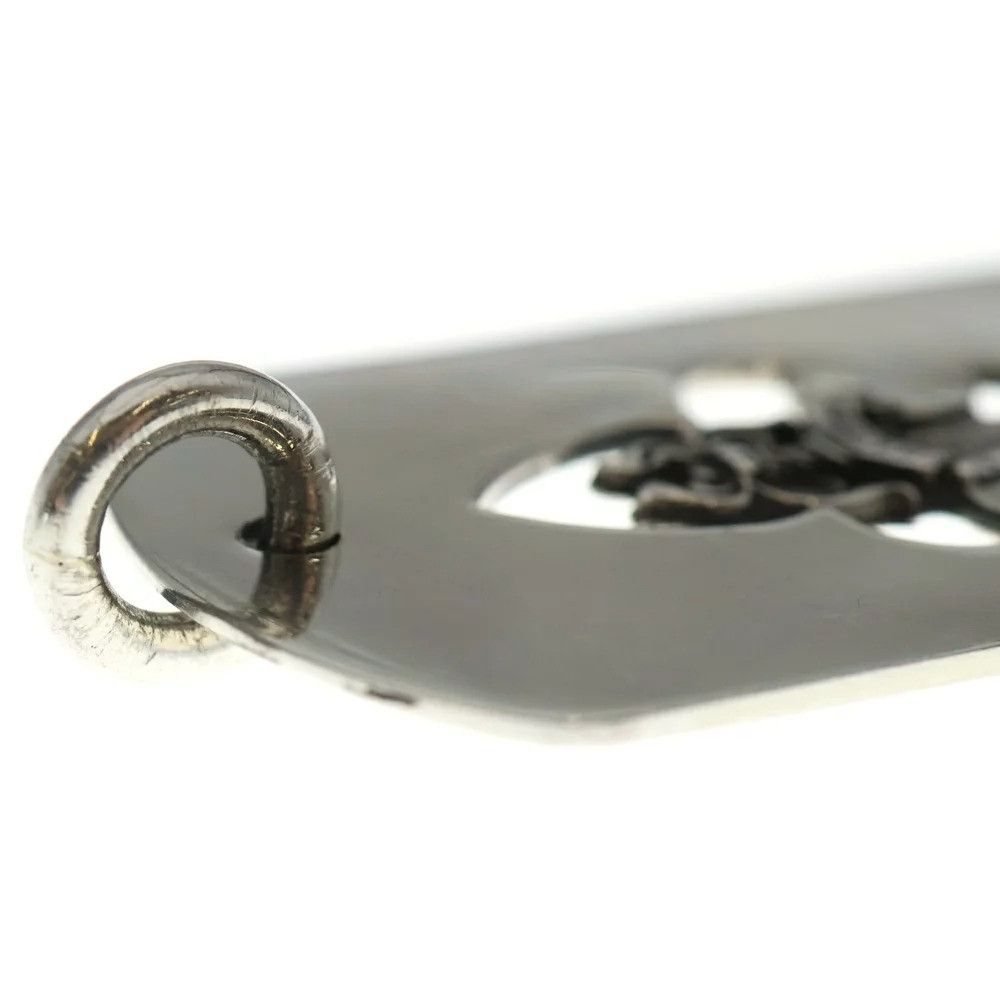 Chrome Hearts CHROME HEARTS CUT OUT FLEUR DAGGER LARGE DOG TAG silver Size ONE SIZE - 5 Thumbnail