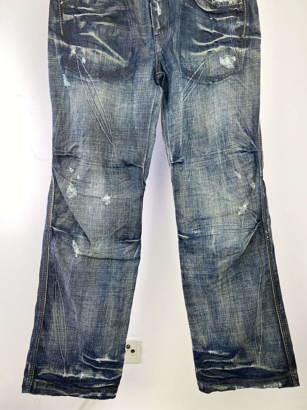Marithe + Francois Girbaud Marithe Francois Girbaud Vintage Mudwash Denim Japan Size US 34 / EU 50 - 10 Thumbnail